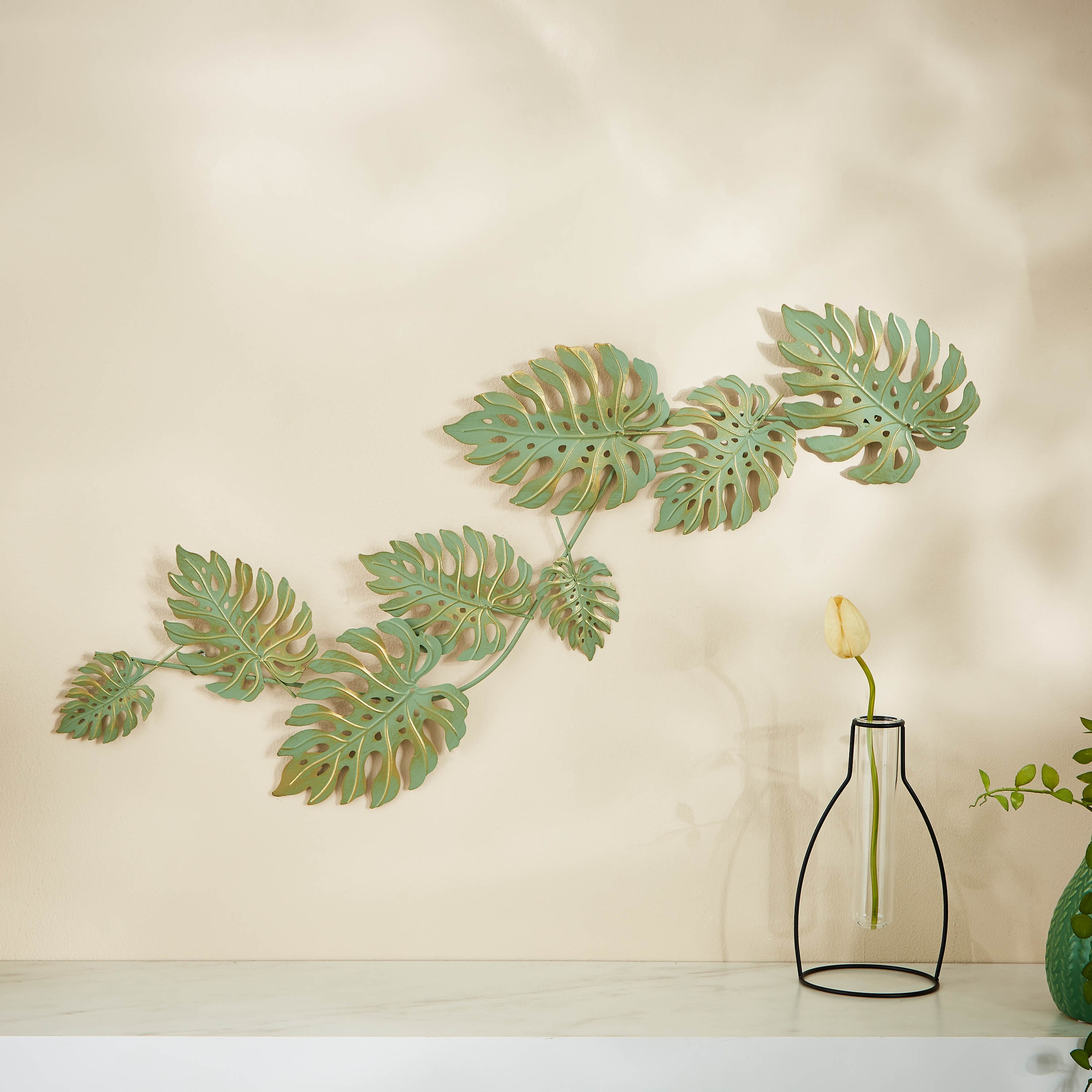 زينة حائط معدنية فيرن من شيراز-hbxdiningroom-walldecor-wallart-image-1