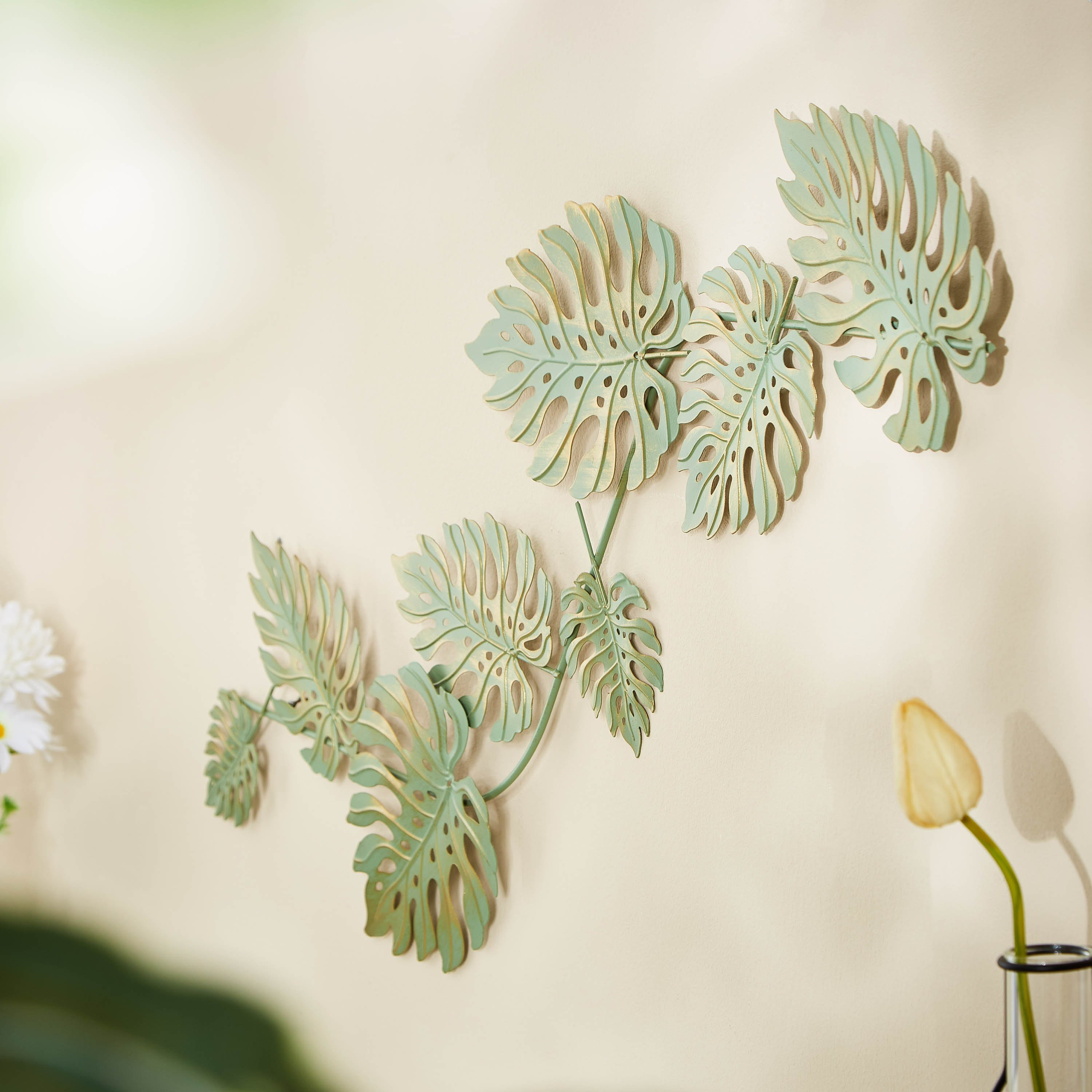 زينة حائط معدنية فيرن من شيراز-hbxdiningroom-walldecor-wallart-image-2