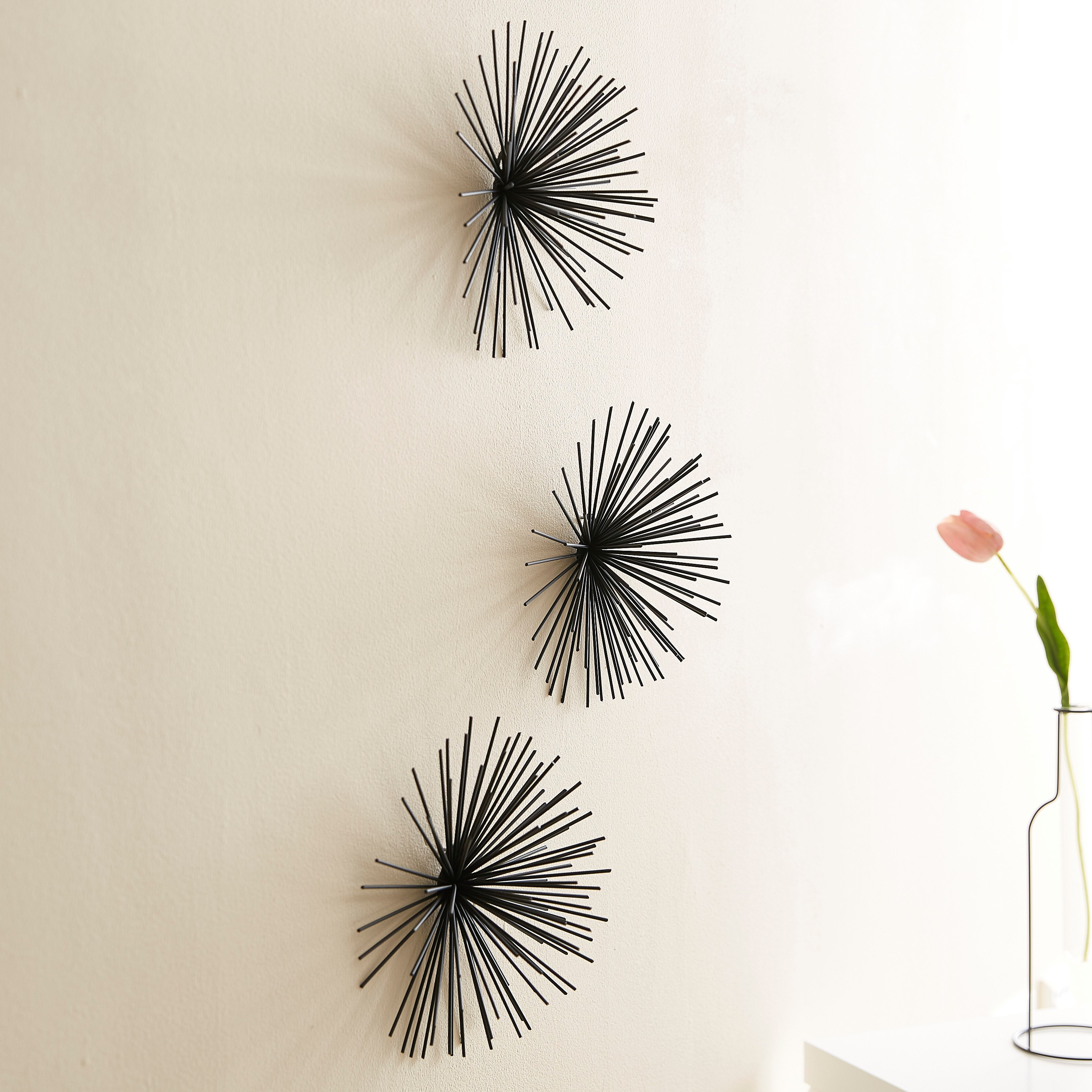 Shiraz Metal Spike Decorative Wall Art - Set of 3-hbxlivingroom-walldecor-wallart-image-2