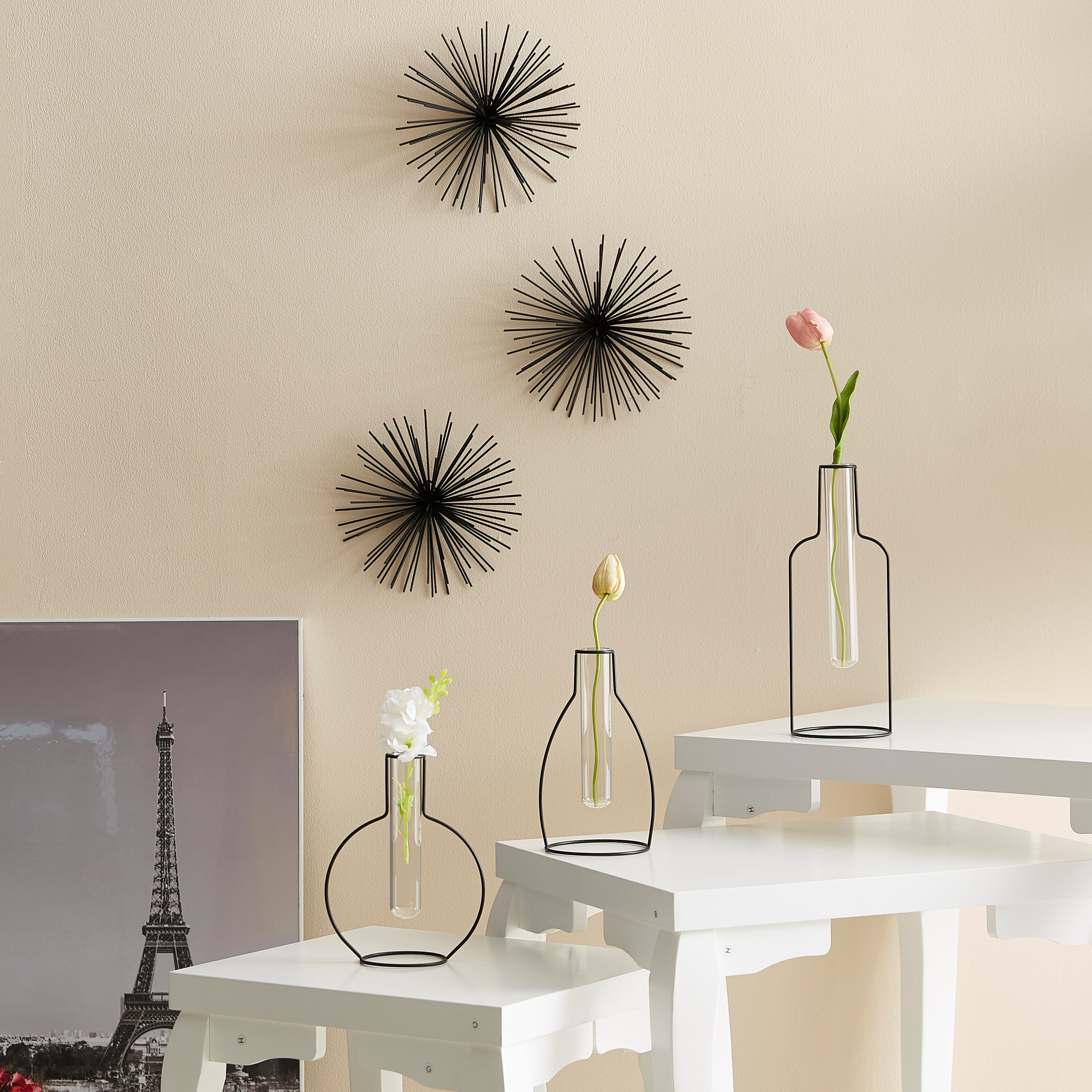 Shiraz Metal Spike Decorative Wall Art - Set of 3-hbxlivingroom-walldecor-wallart-image-4