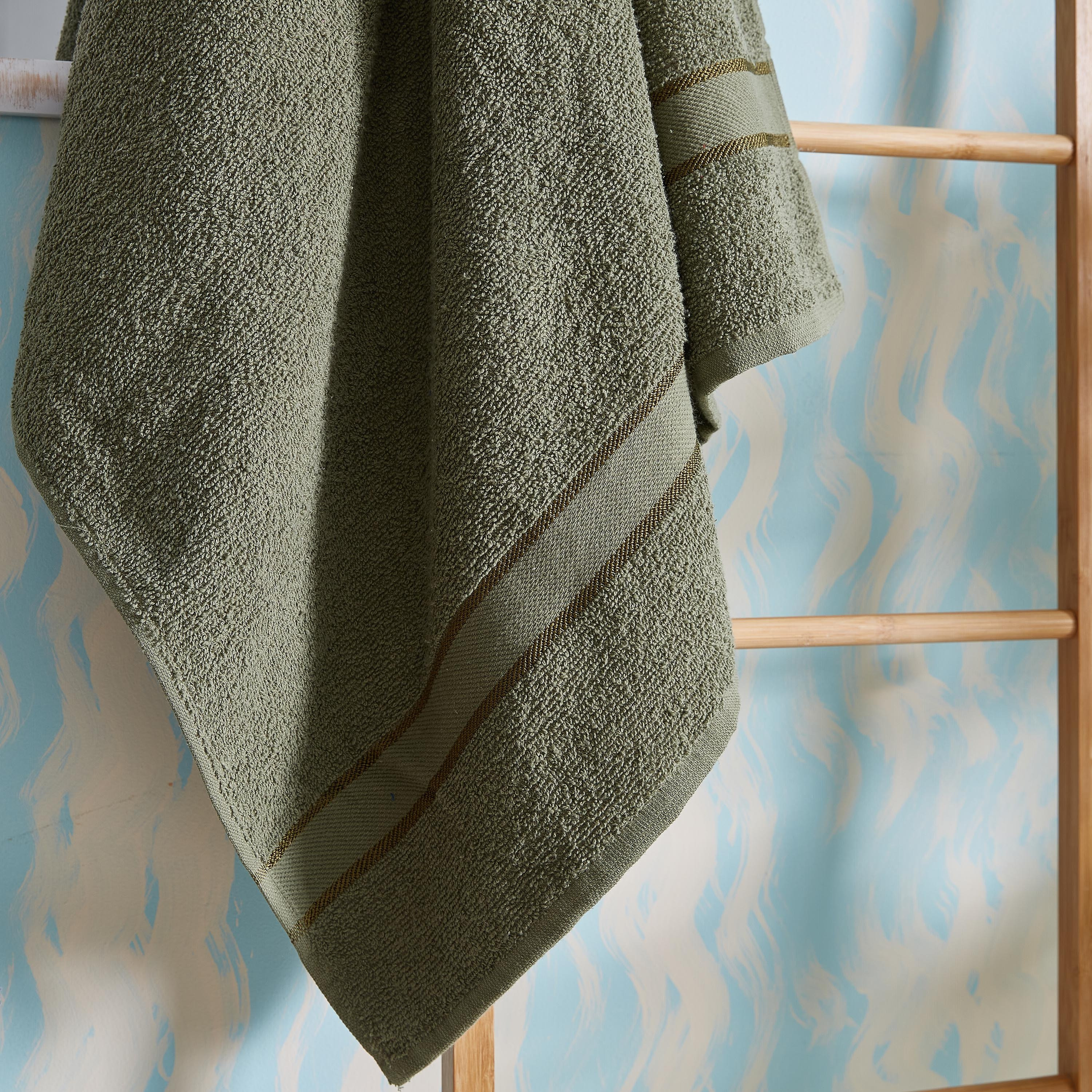 Atlanta Textured Cotton Bath Towel - 68x138 cm-hbxbathroom-bathroomtextiles-image-2