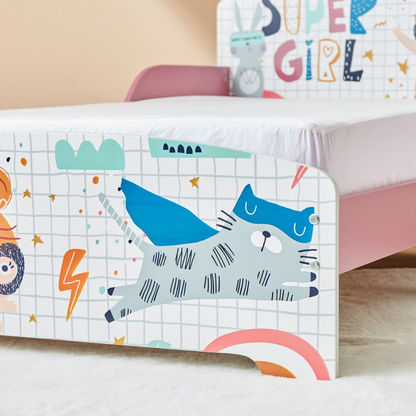 SuperGirl Single Bed - 70x130 cms