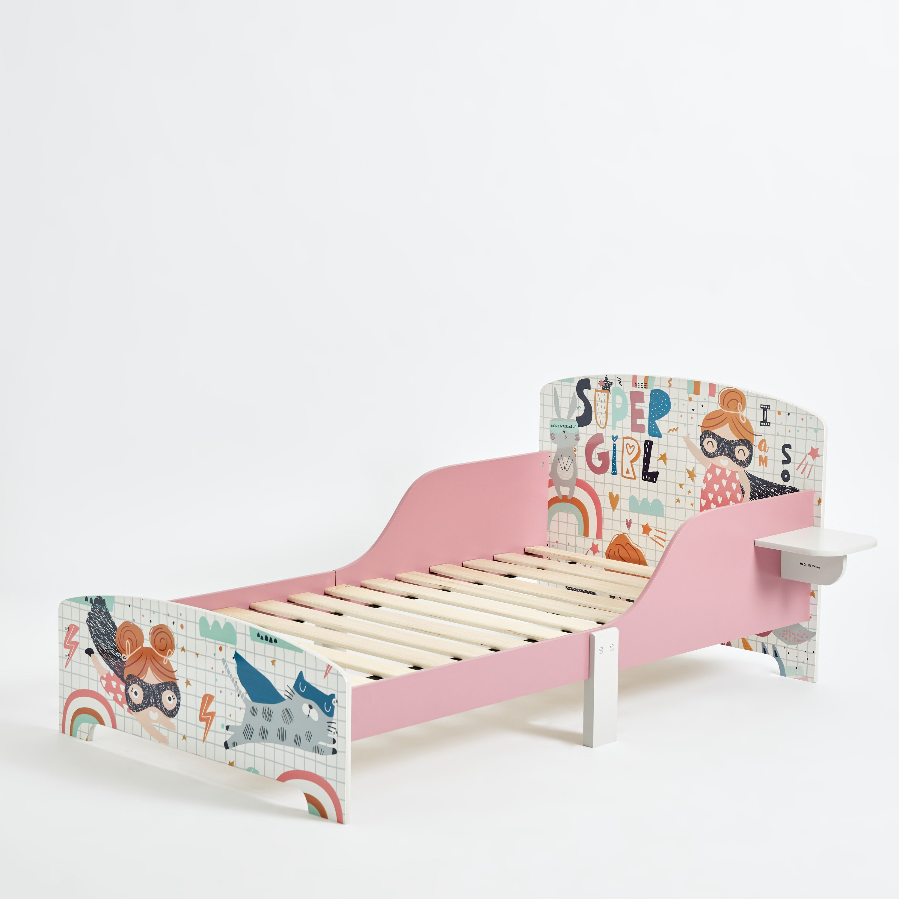 سرير فردي من سوبر جيرل - 70x130 سم-hbxfurniture-bedsandbedsets-beds-single-image-8