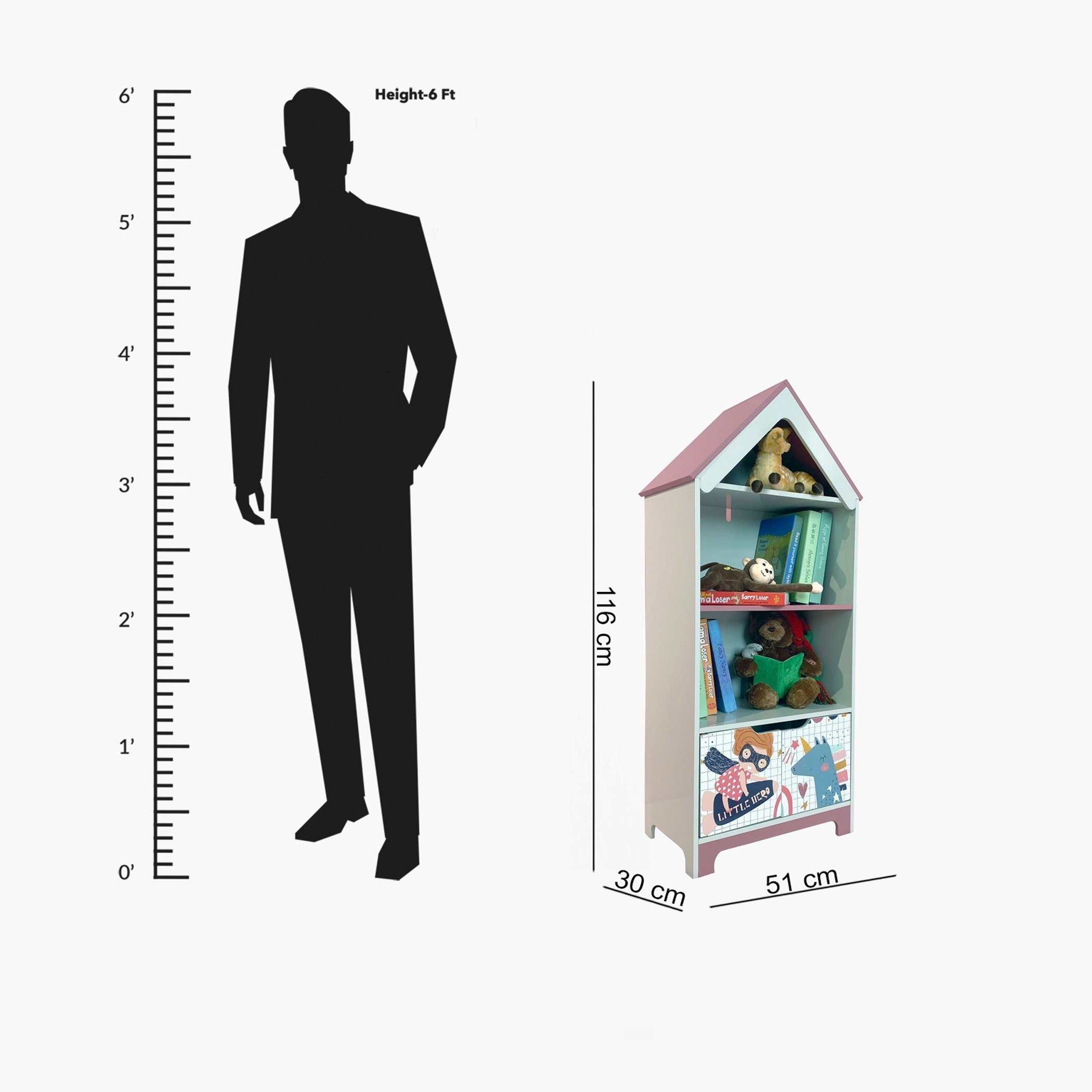 Super Girl Bookcase-hbxfurniture-office-bookcases-image-8