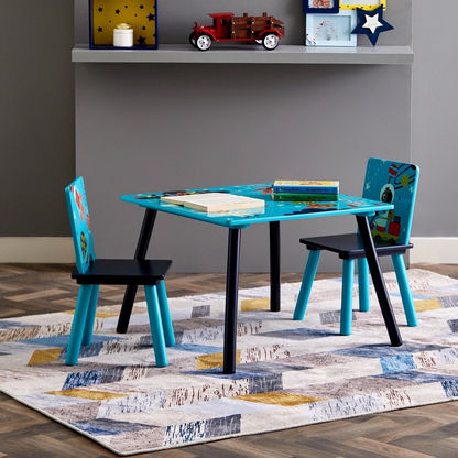 SpaceBoy Kids' Table with 2 Chairs-Tables & Chairs-image-0