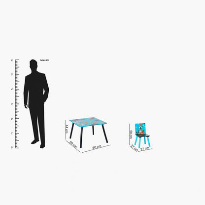 SpaceBoy Kids' Table with 2 Chairs-Tables & Chairs-image-9