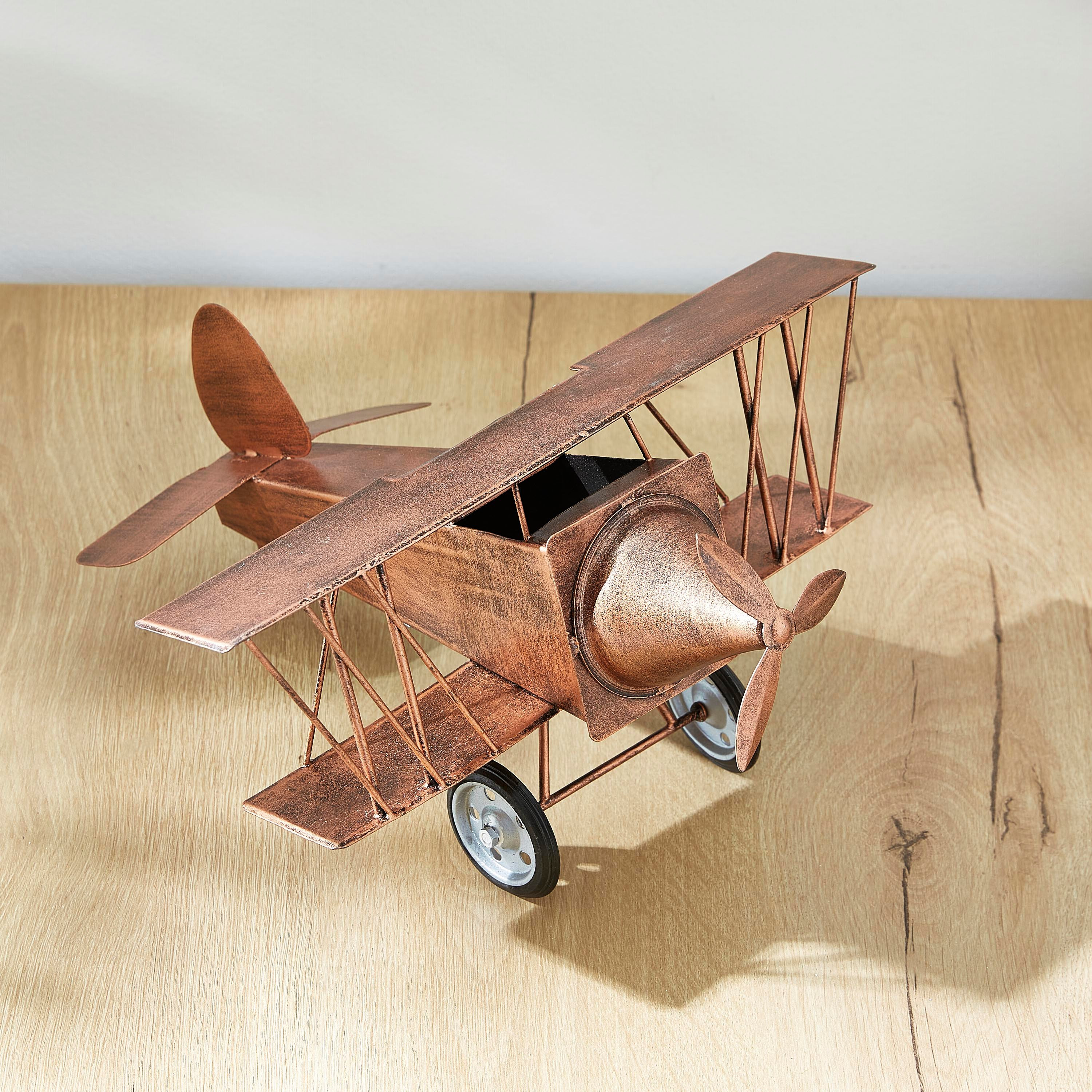 طائرة ديكور معدنية معتّقة - زهارا-hbxhomeware-homedecor-figurinesandornaments-image-2