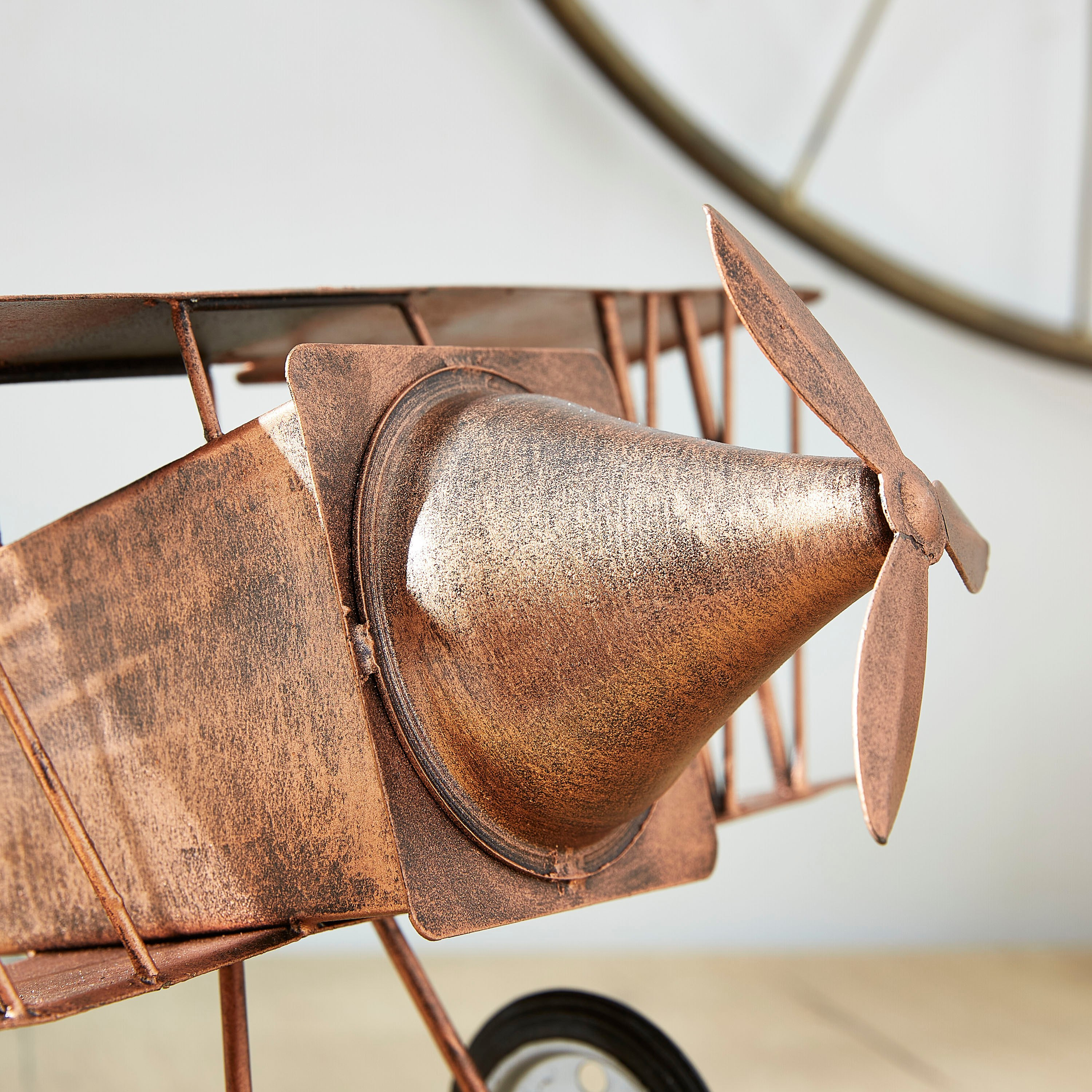 طائرة ديكور معدنية معتّقة - زهارا-hbxhomeware-homedecor-figurinesandornaments-image-3