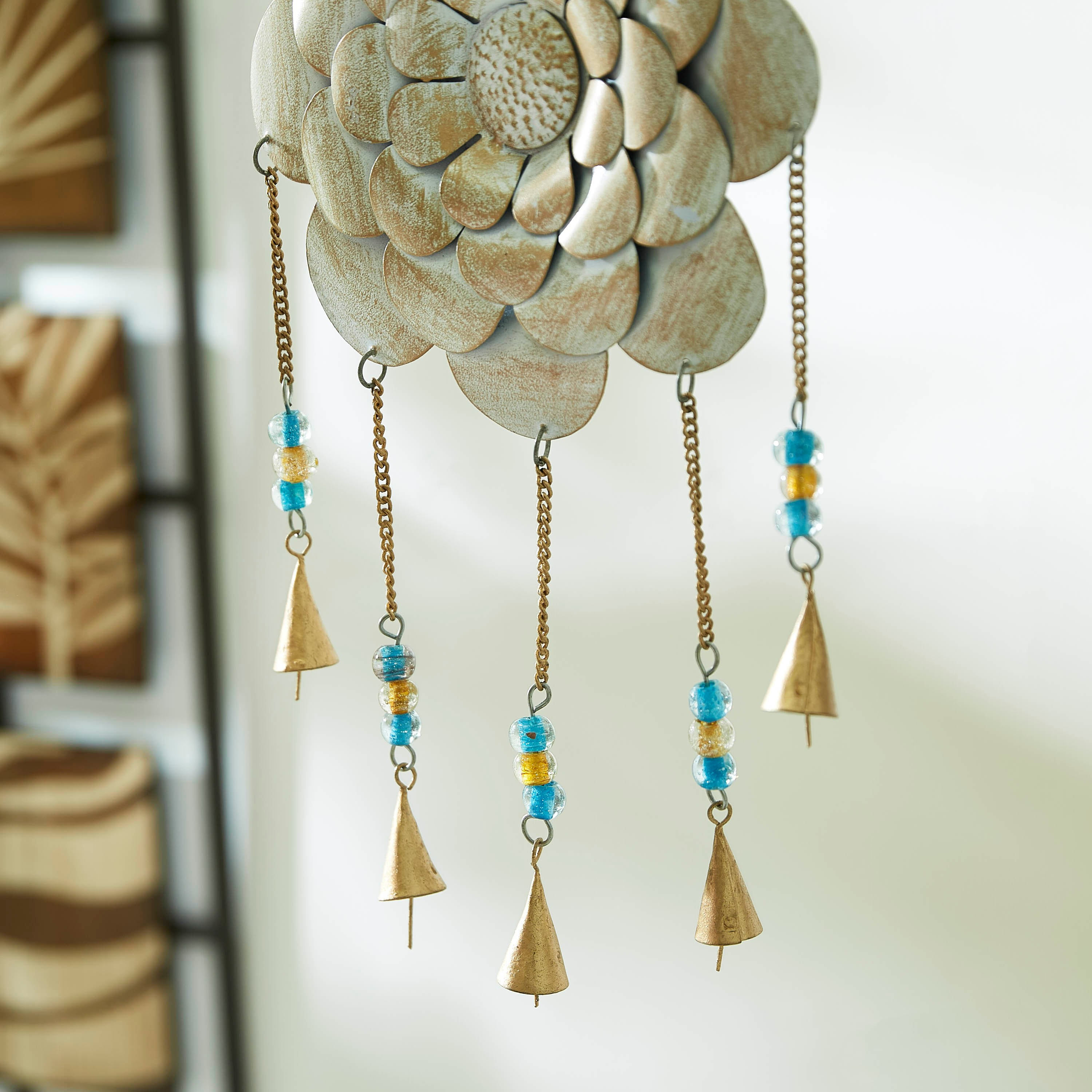 جرس زهرة عباد الشمس معدني من زهارا-hbxhomeware-homedecor-figurinesandornaments-image-3