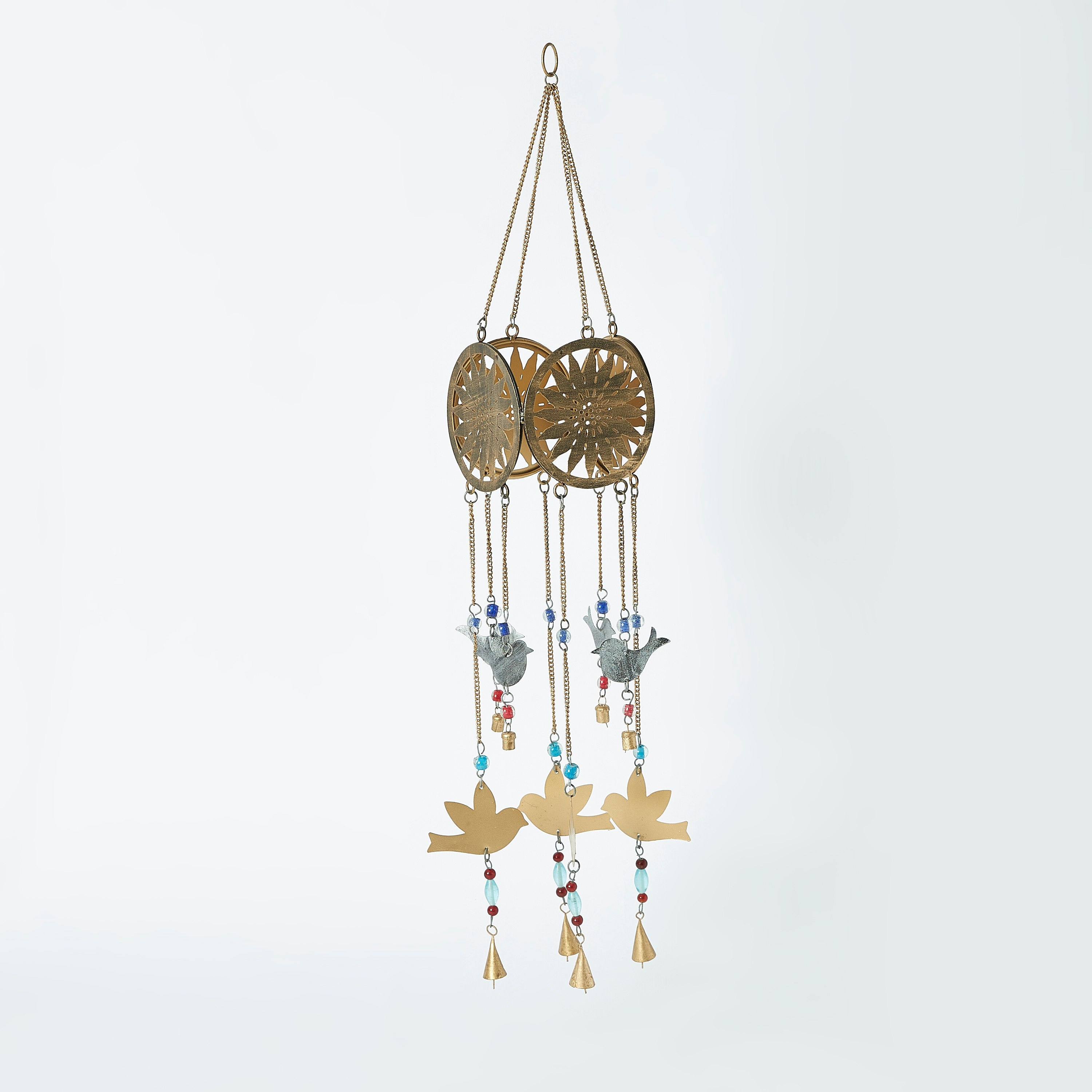 قطعة ديكور معدنية بتصميم طيور في حلقة زهرة - زهارا-hbxhomeware-homedecor-figurinesandornaments-image-4