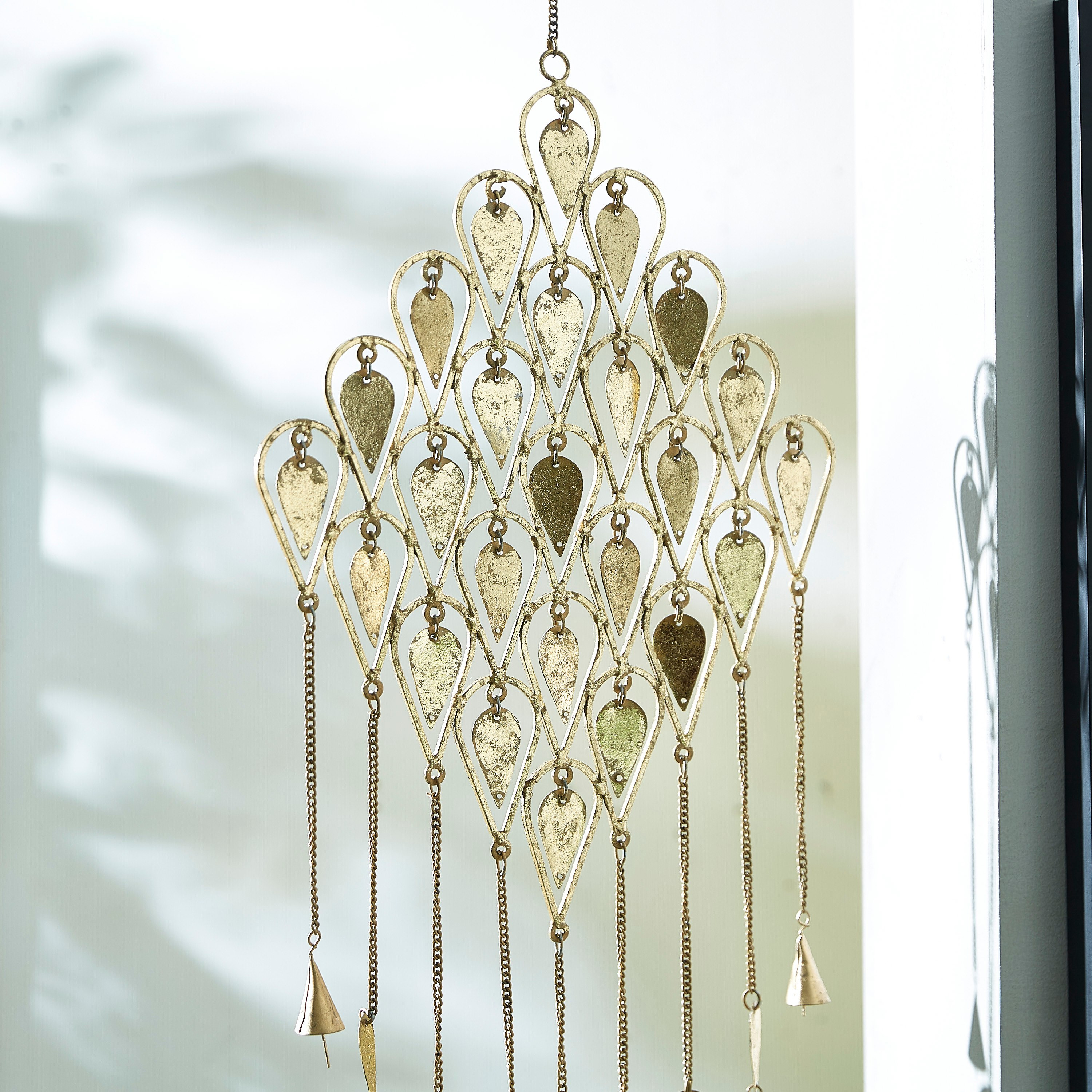 جرس ريح ذهبي معدني من زهارا-hbxhomeware-homedecor-figurinesandornaments-image-2