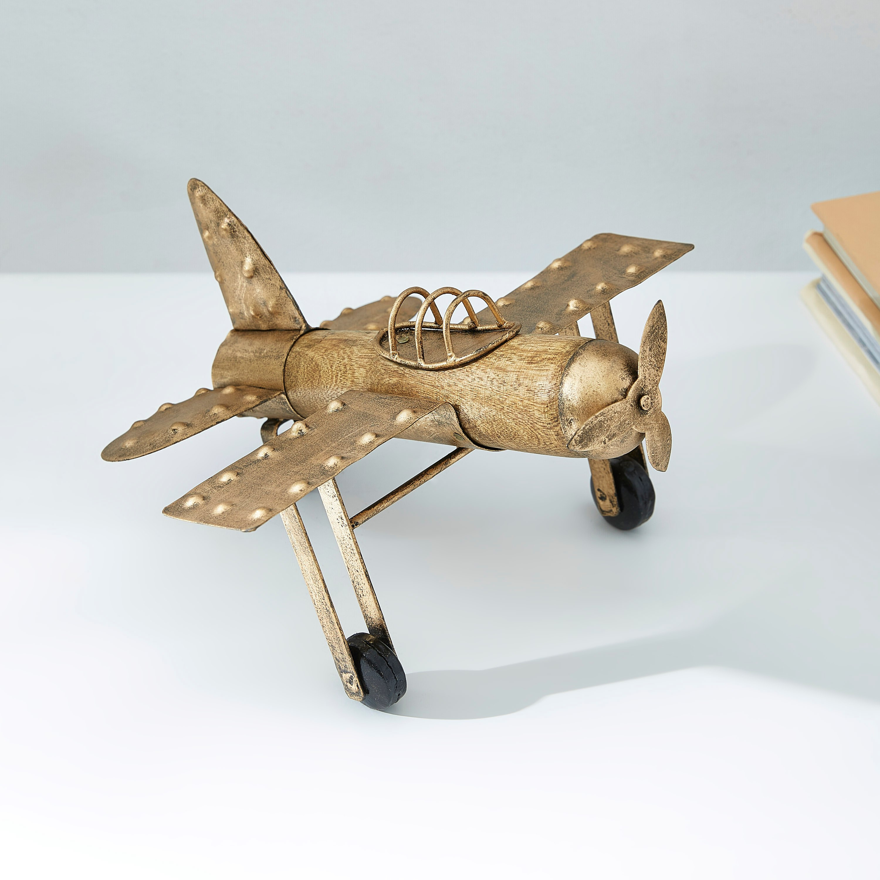 طائرة ديكور معدنية - زهارا-hbxhomeware-homedecor-figurinesandornaments-image-2