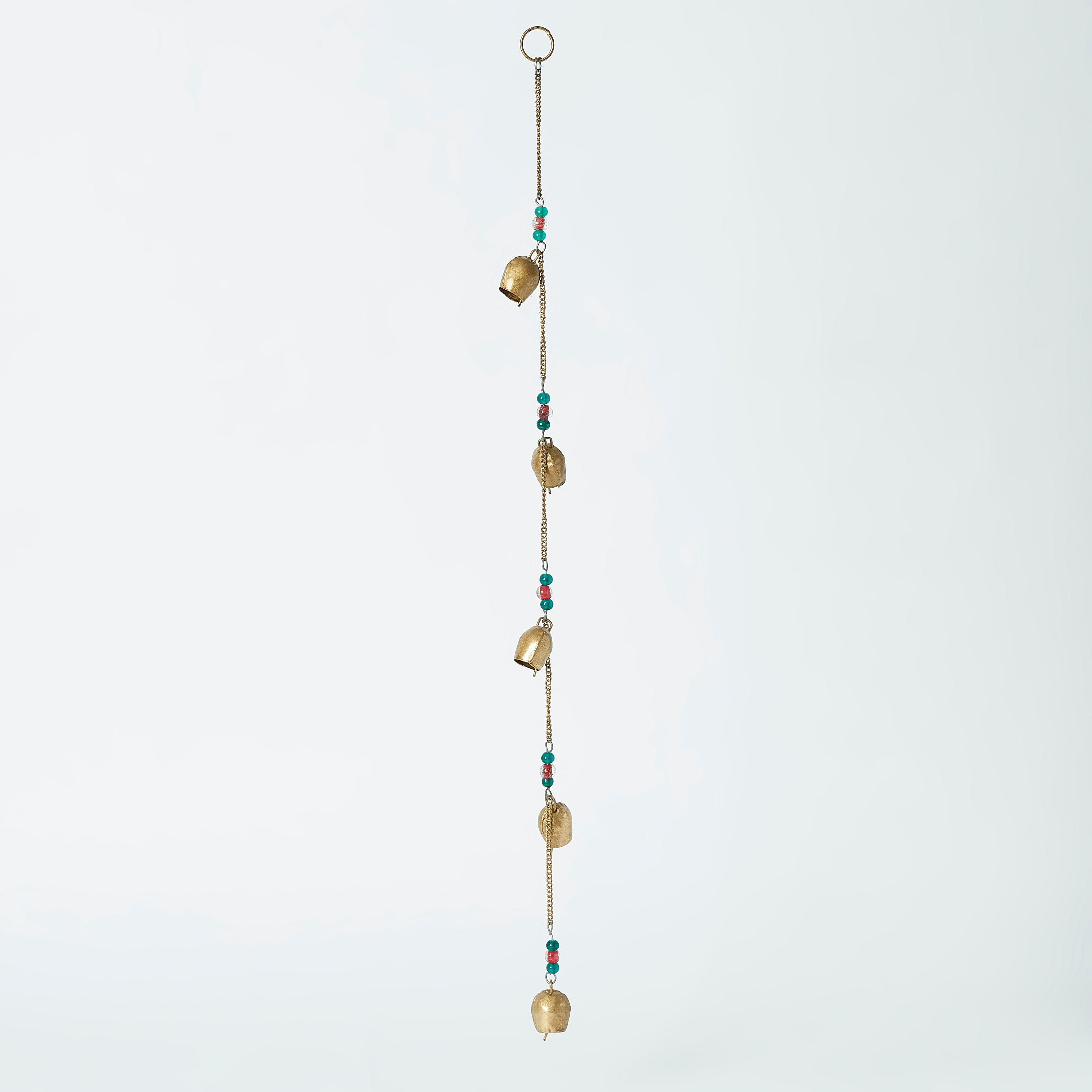 جرس ريح من 5 أجراس معدنية مستديرة في خيط مزين بالخرز من زهارا-hbxhomeware-homedecor-figurinesandornaments-image-4
