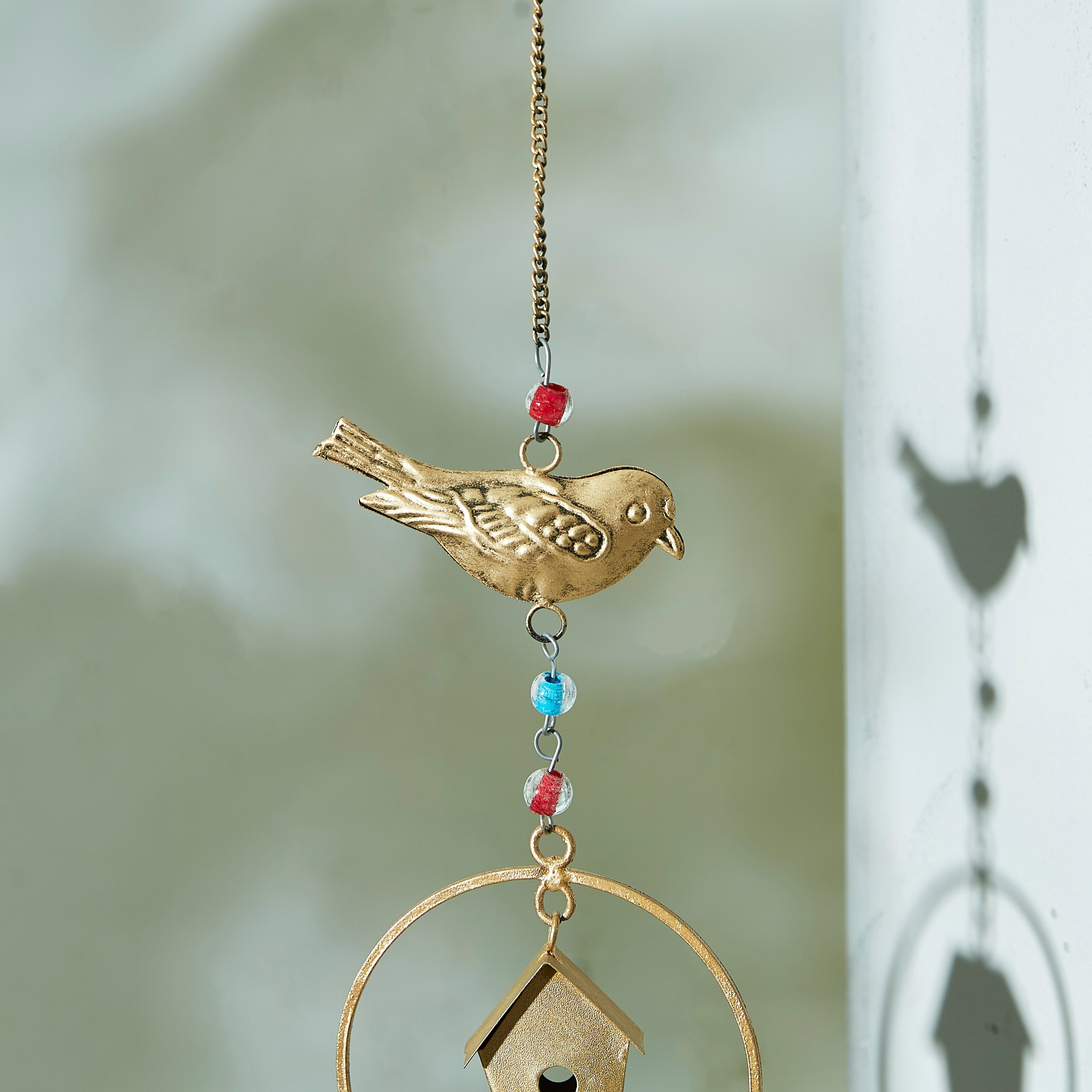 جرس ديكور معدني بخيط فردي على شكل قفص طيور من زهارا-hbxhomeware-homedecor-figurinesandornaments-image-2