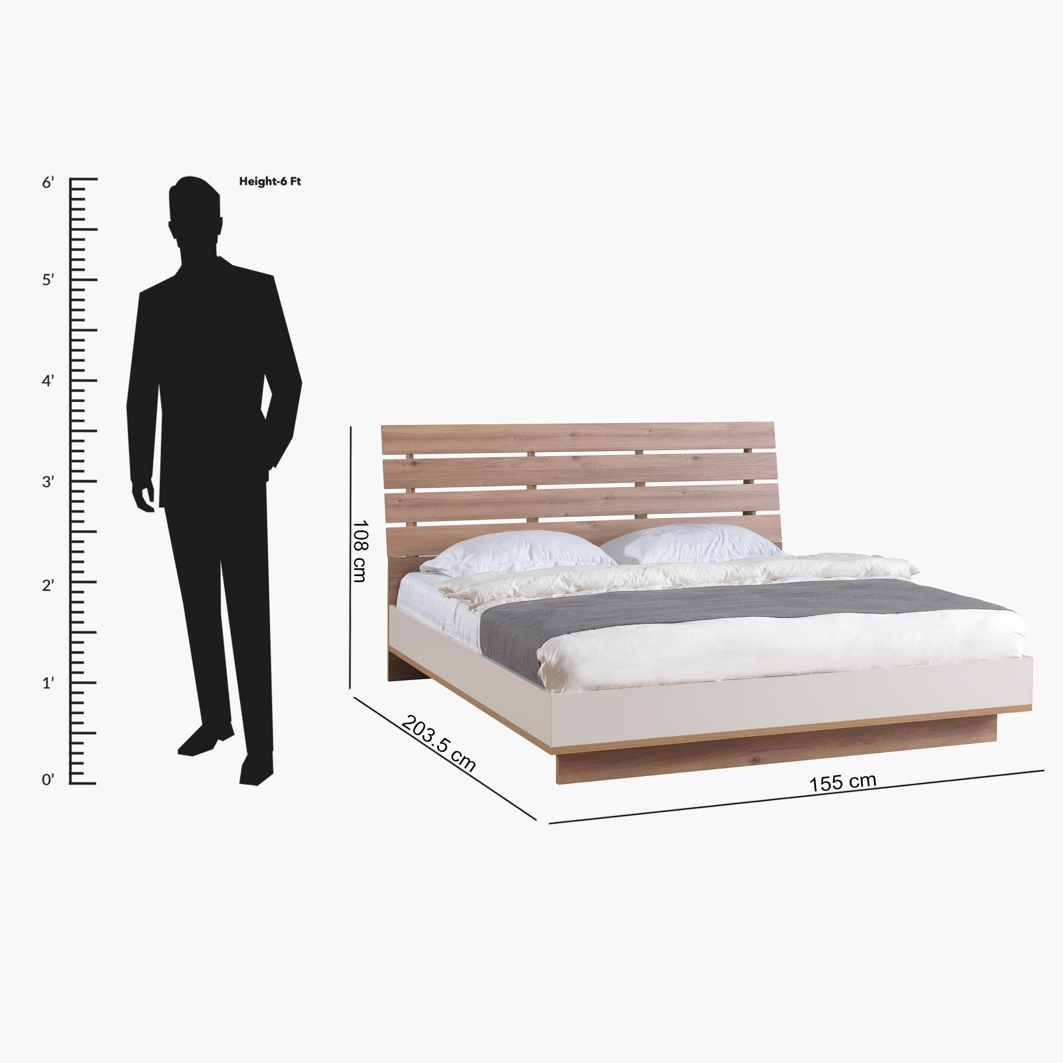 طقم غرفة نوم كينج 5 قطع من مونلايت - 180x200 سم-hbxbedroom-bedsandbedsets-bedroomsets-king-image-9