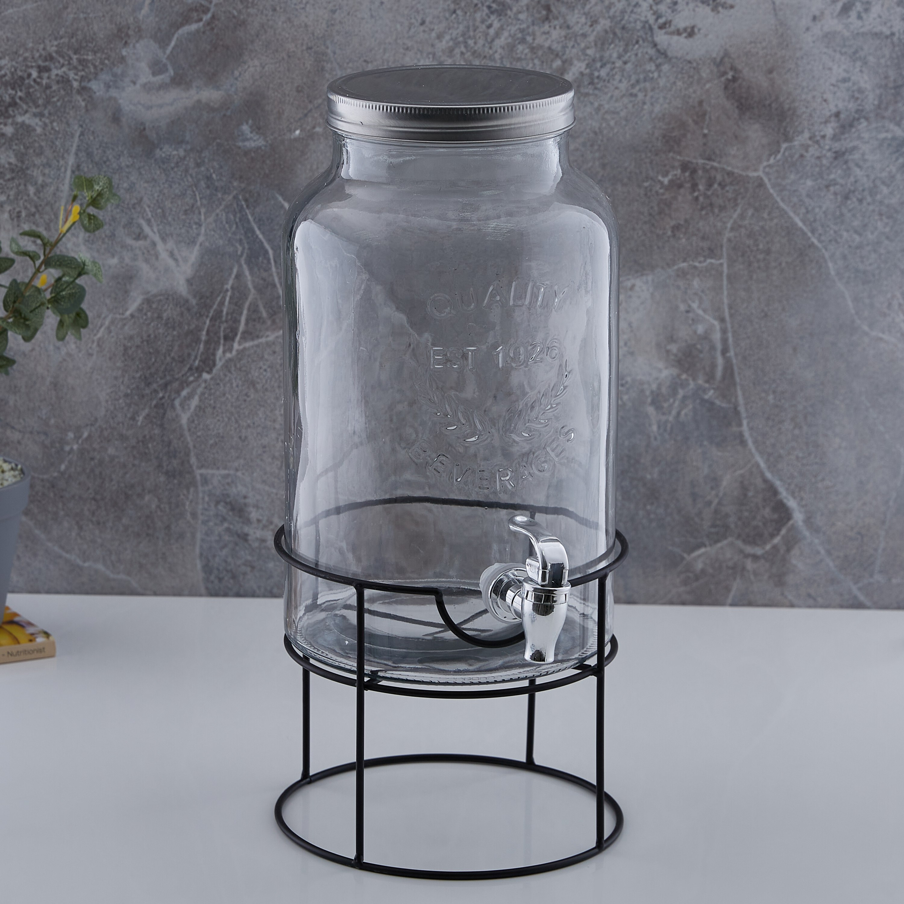 موزّع مشروبات بحامل من أوركيد - 6 لتر-hbxhomeware-hbxkitchen-image-1