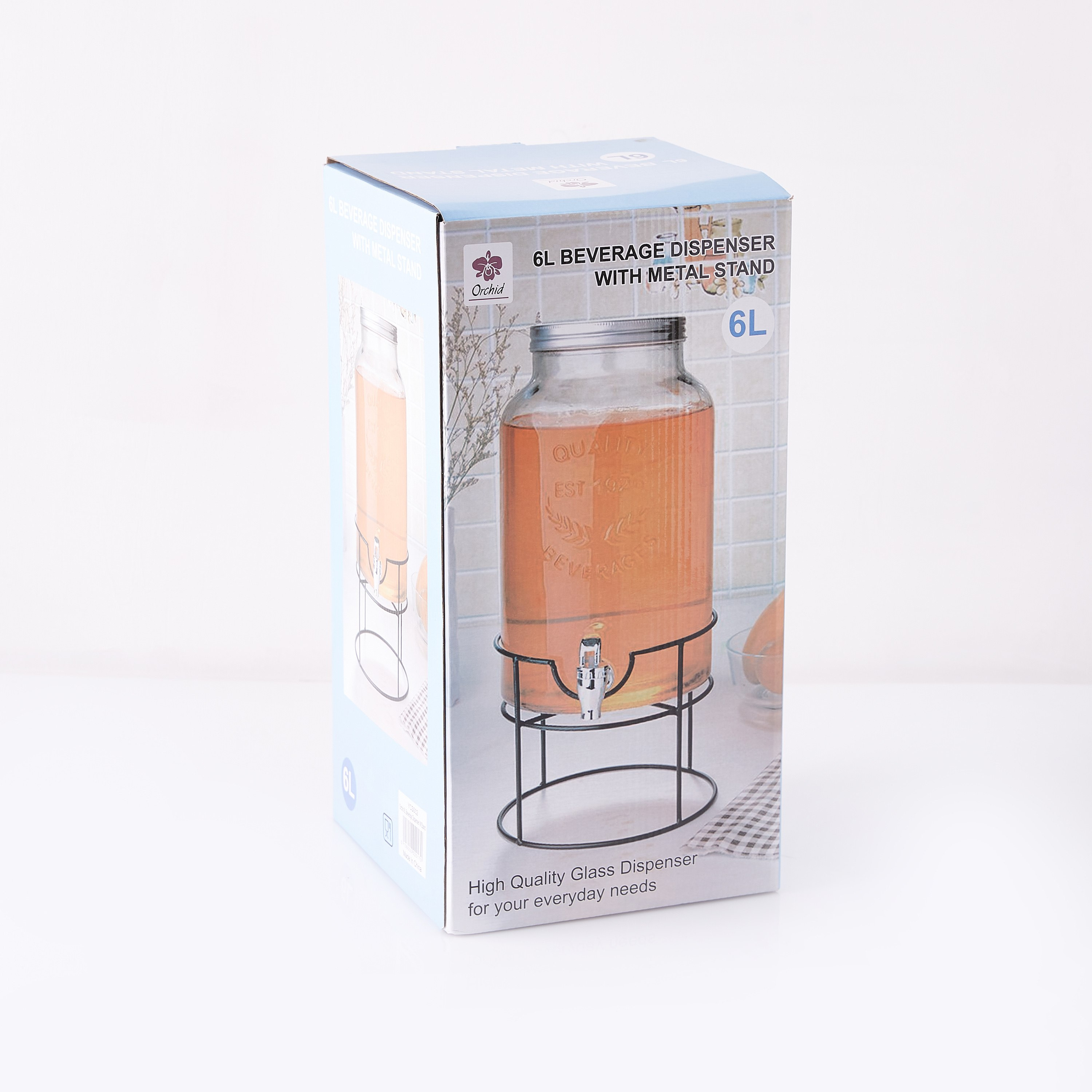 موزّع مشروبات بحامل من أوركيد - 6 لتر-hbxhomeware-hbxkitchen-image-4