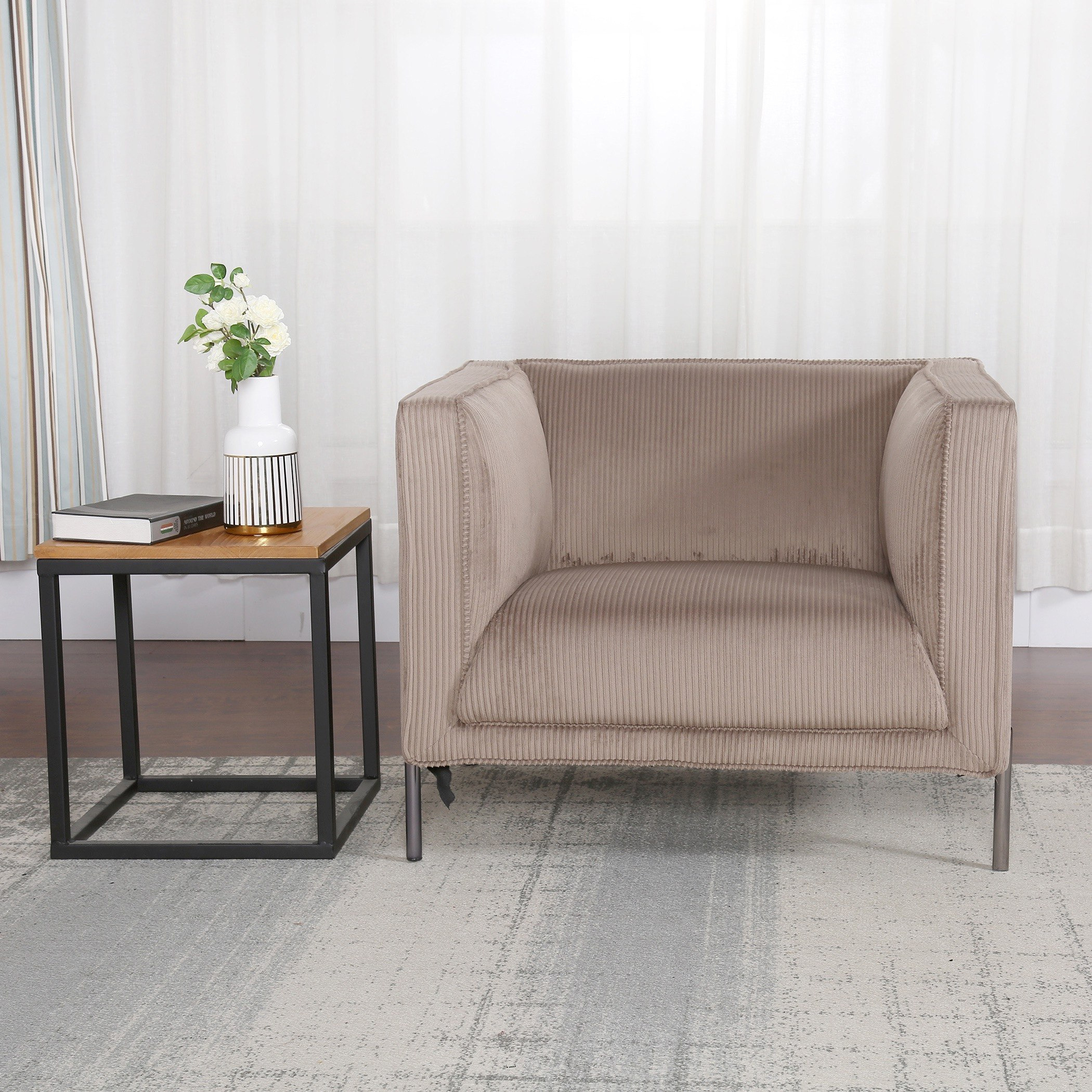 كنبة قماشيّة مقعد واحد من ماكسيم-hbxlivingroom-sofasandarmchairs-sofas-image-1
