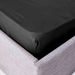 Wellington Solid Cotton King Fitted Sheet - 180x200 cm-Sheets and Pillow Covers-thumbnailMobile-1