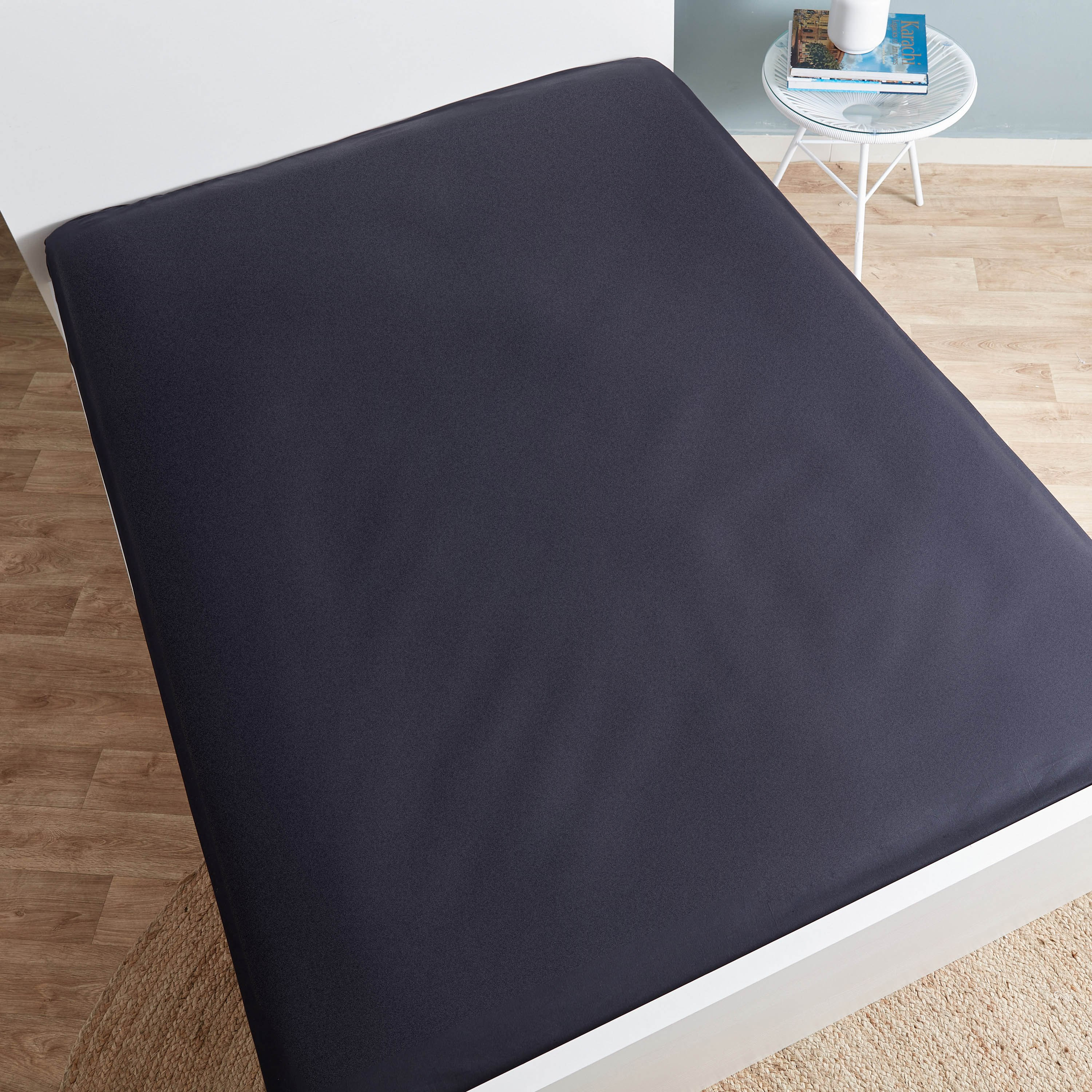 شرشف مسطح قطني كينج سادة من ويلينجتون - 260x240 سم-hbxhomeware-hbxbedroom-image-3