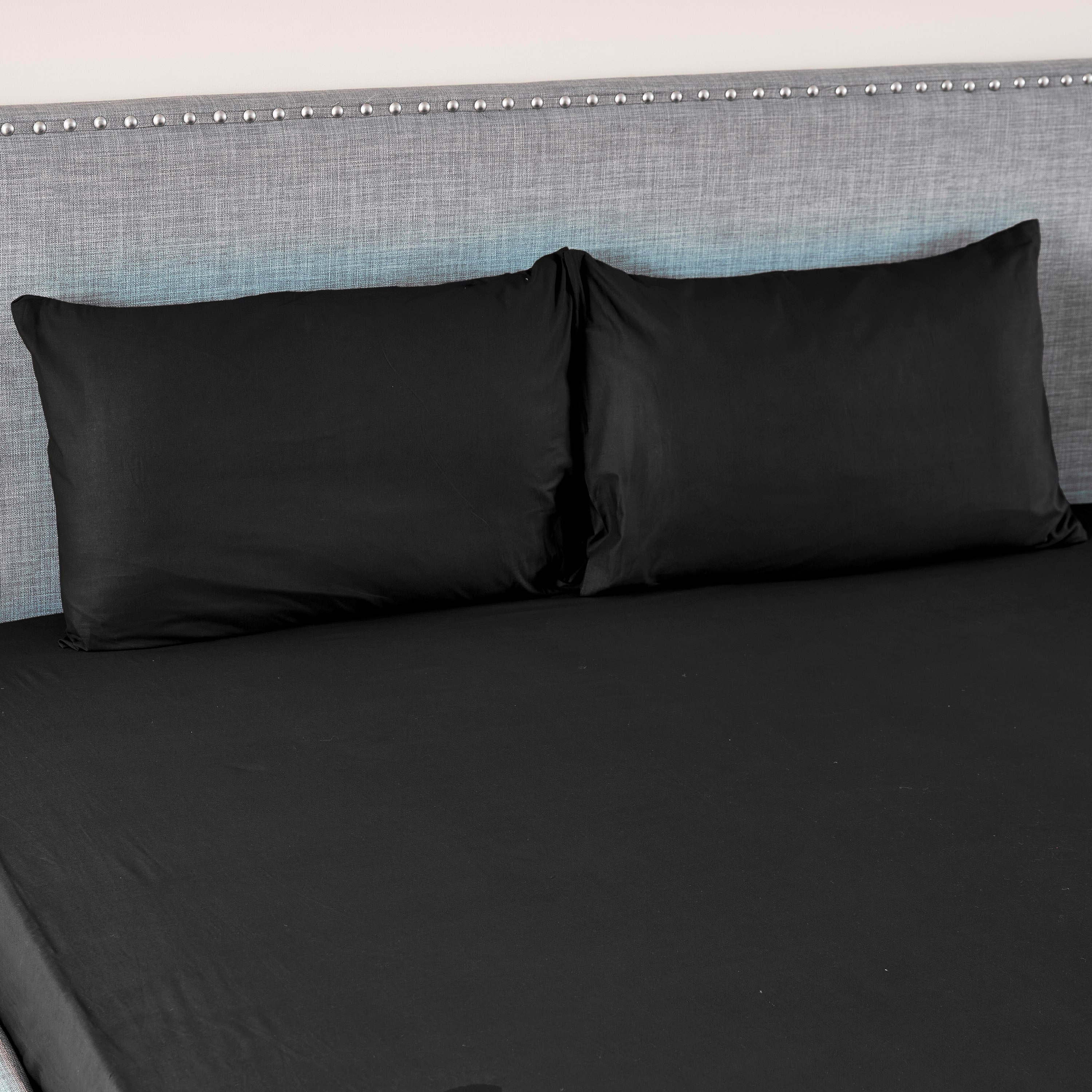 طقم غطاء وسادة سادة قطن قطعتين من ويلينجتون- 50 × 75 سم-hbxhomeware-hbxbedroom-image-1