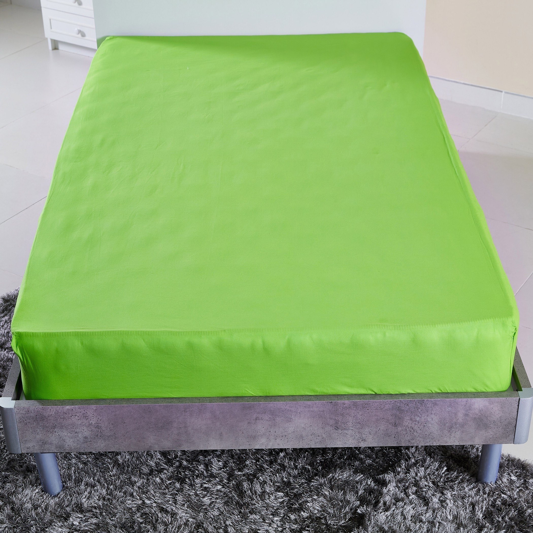 شرشف مطاطي فردي قطني سادة من ويلينجتون - 90x200 سم-hbxhomeware-hbxbedroom-image-2