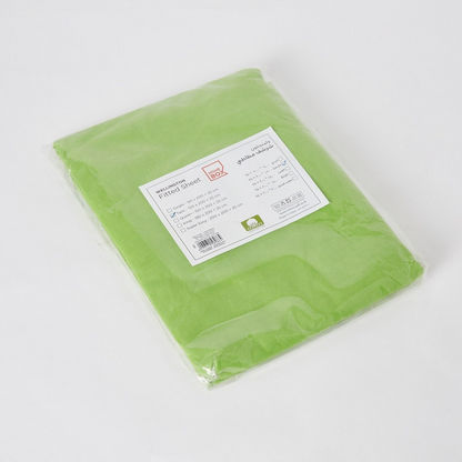 Wellington Solid Cotton Twin Fitted Sheet - 120x200 cms