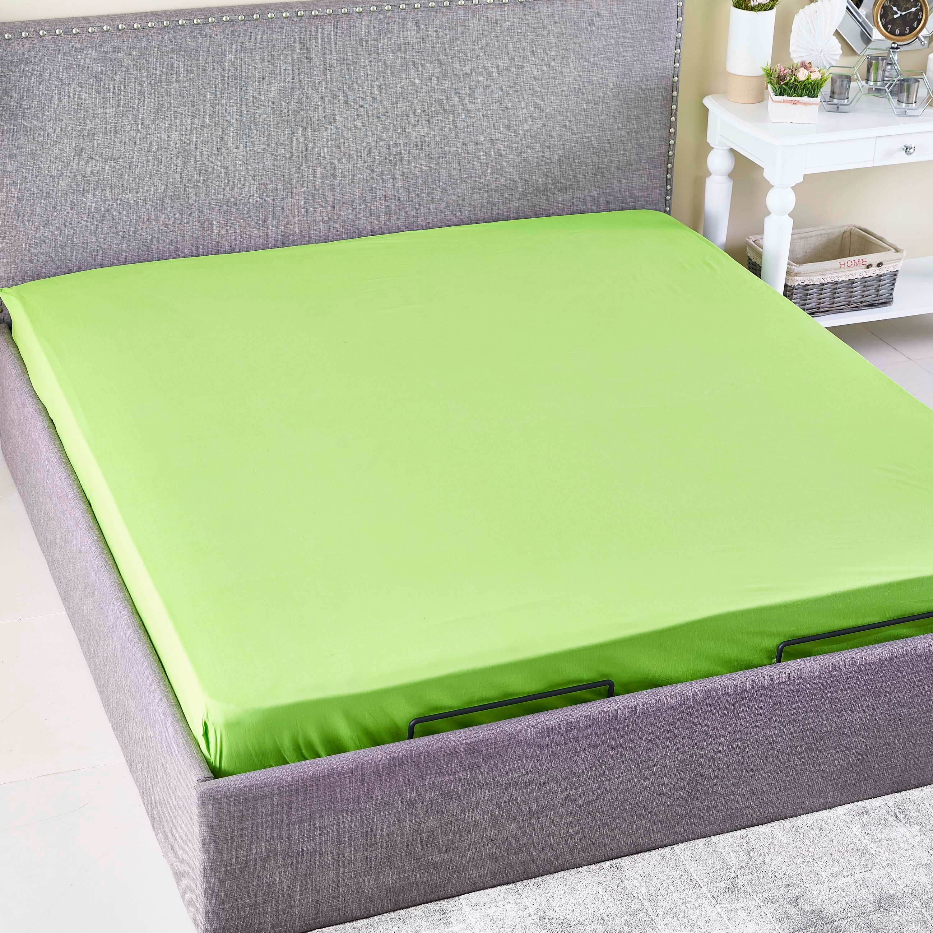 شرشف مطاطي سوبر كينج قطن سادة من ويلينجتون - 200x200  سم-hbxhomeware-hbxbedroom-image-1
