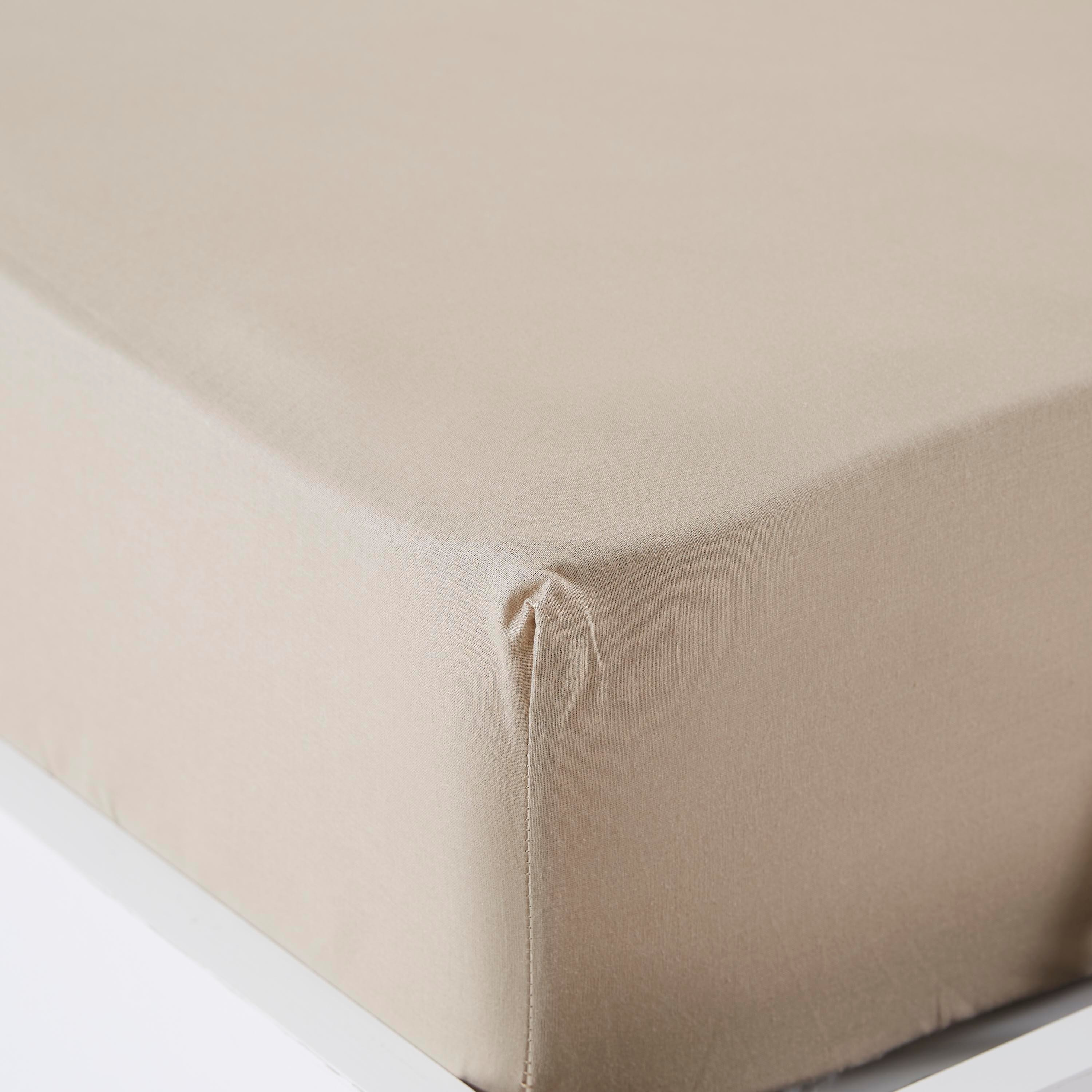 شرشف مطّاطي سادة قطني مقاس كوين من ويلينجتون - 150X200 سم-hbxhomeware-hbxbedroom-image-3
