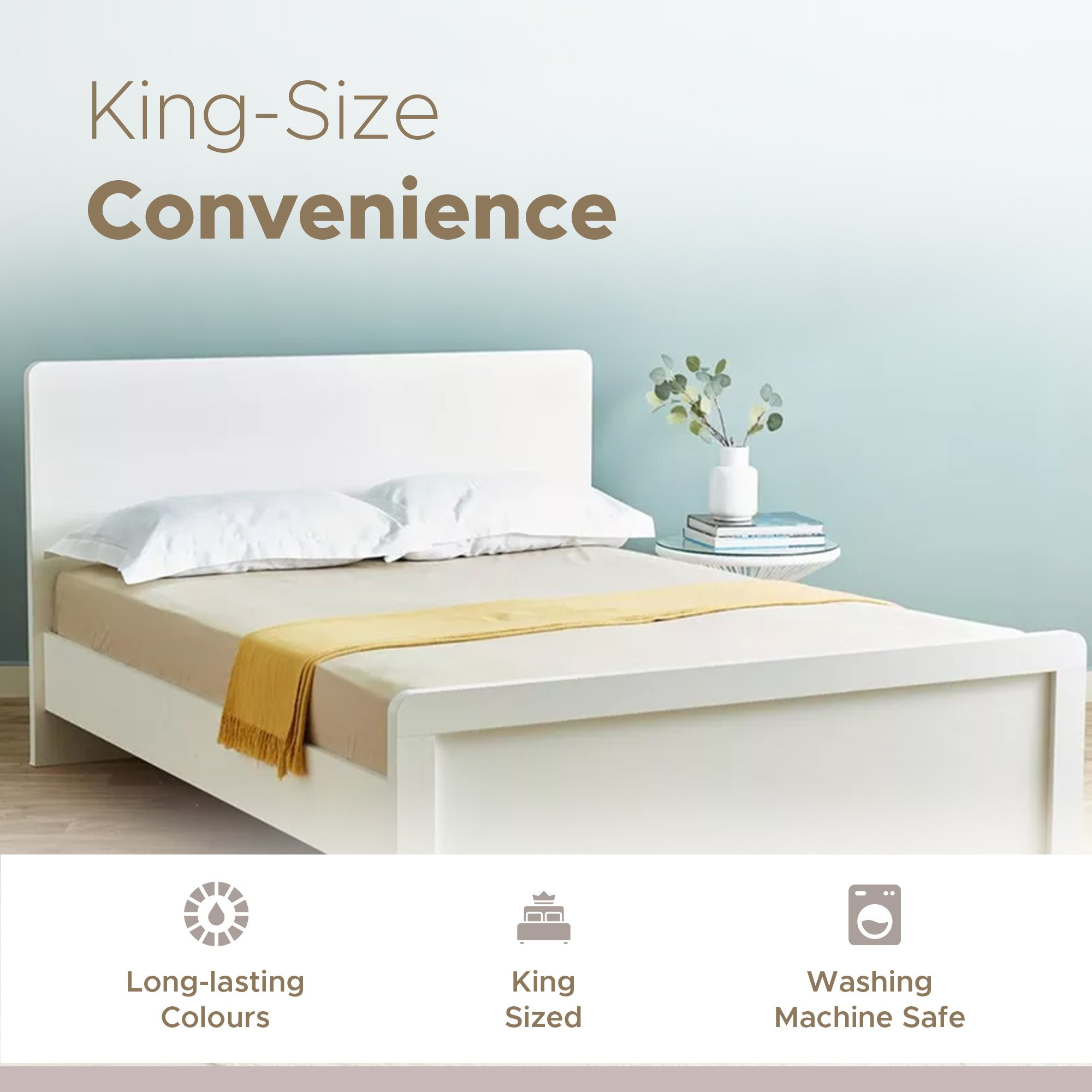 شرشف مسطح قطني كينج سادة من ويلينجتون - 260x240 سم-hbxhomeware-hbxbedroom-image-11