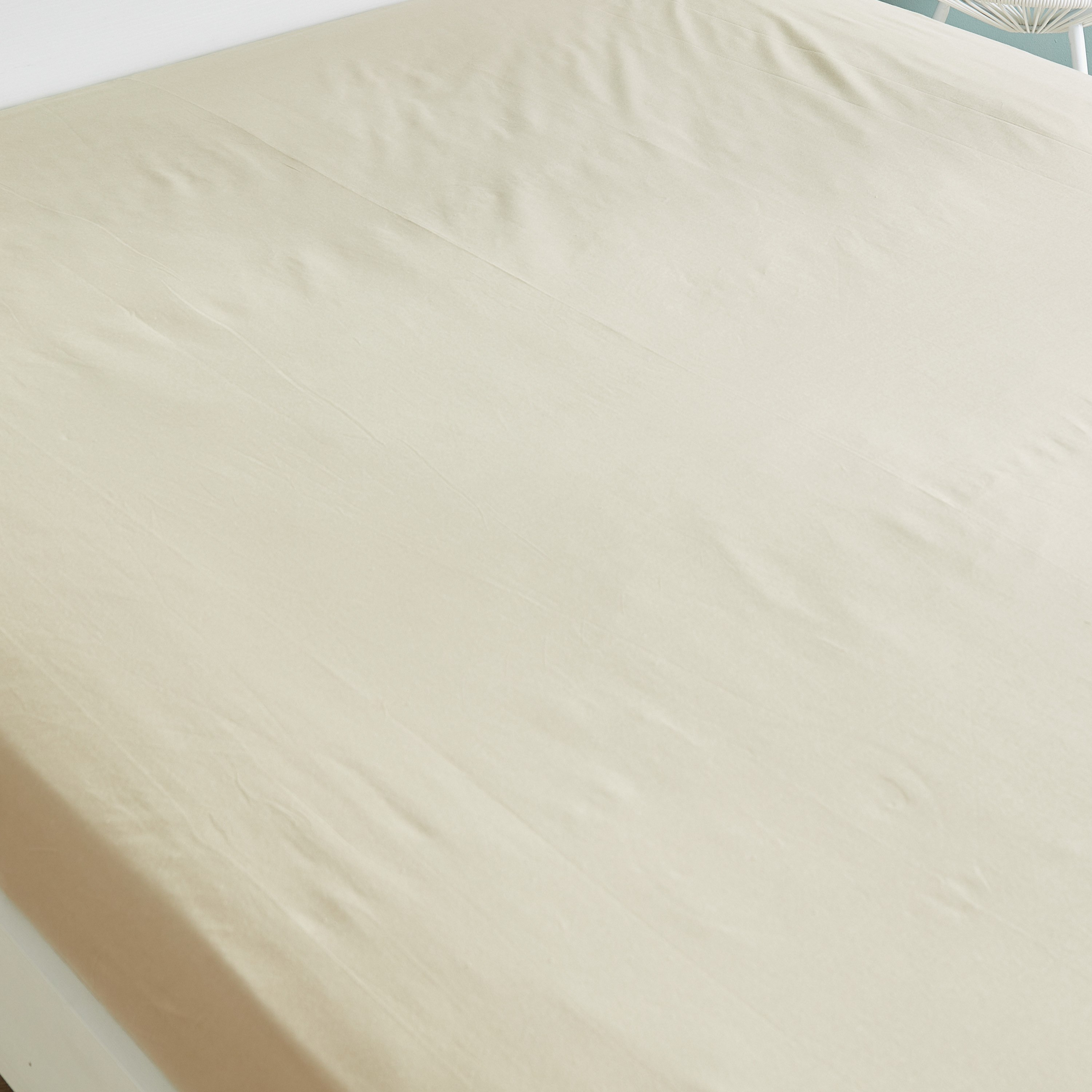 شرشف مسطح قطني كينج سادة من ويلينجتون - 260x240 سم-hbxhomeware-hbxbedroom-image-4