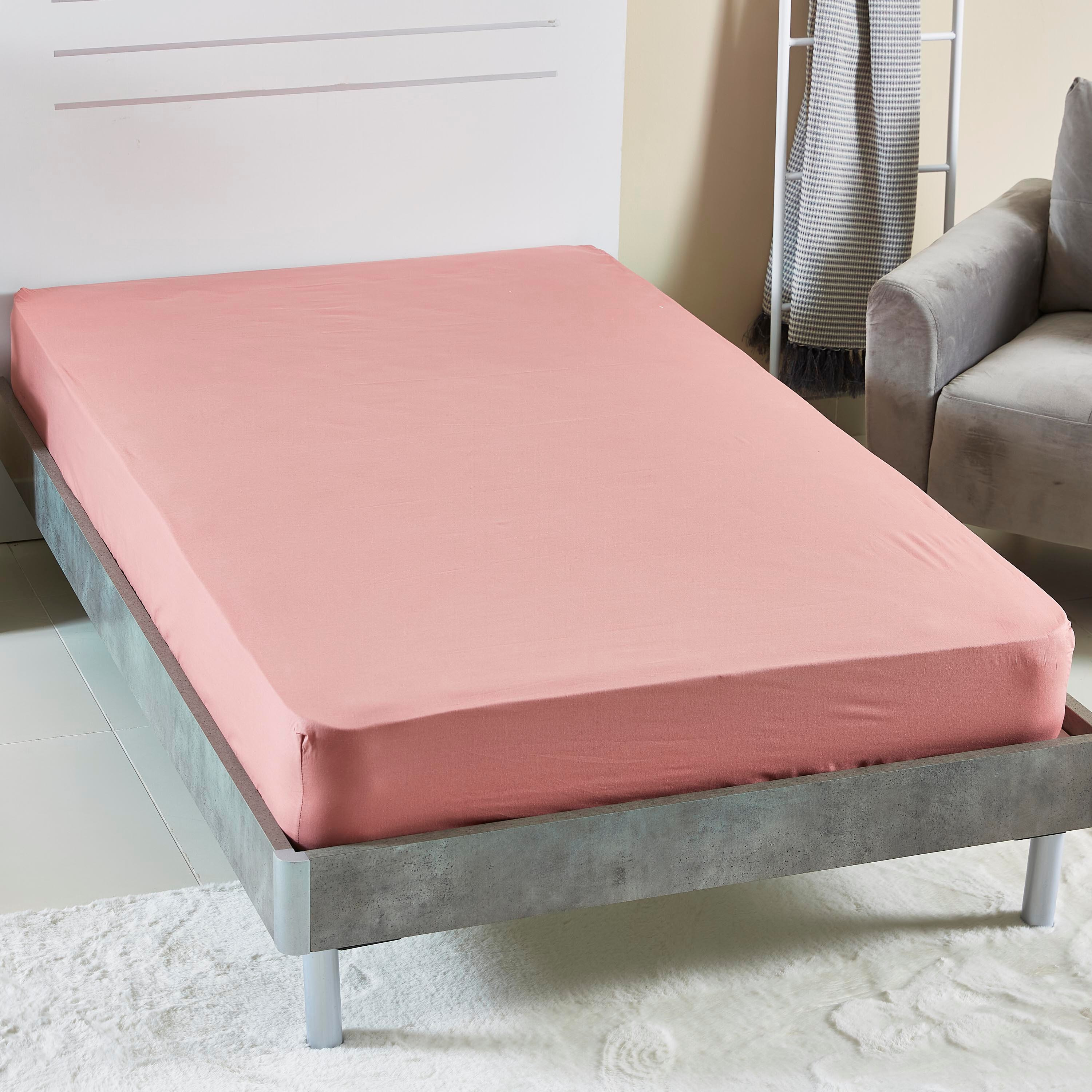 شرشف مطاطي قطني توين سادة من ويلينجتون - 120x200 سم-hbxhomeware-hbxbedroom-image-1