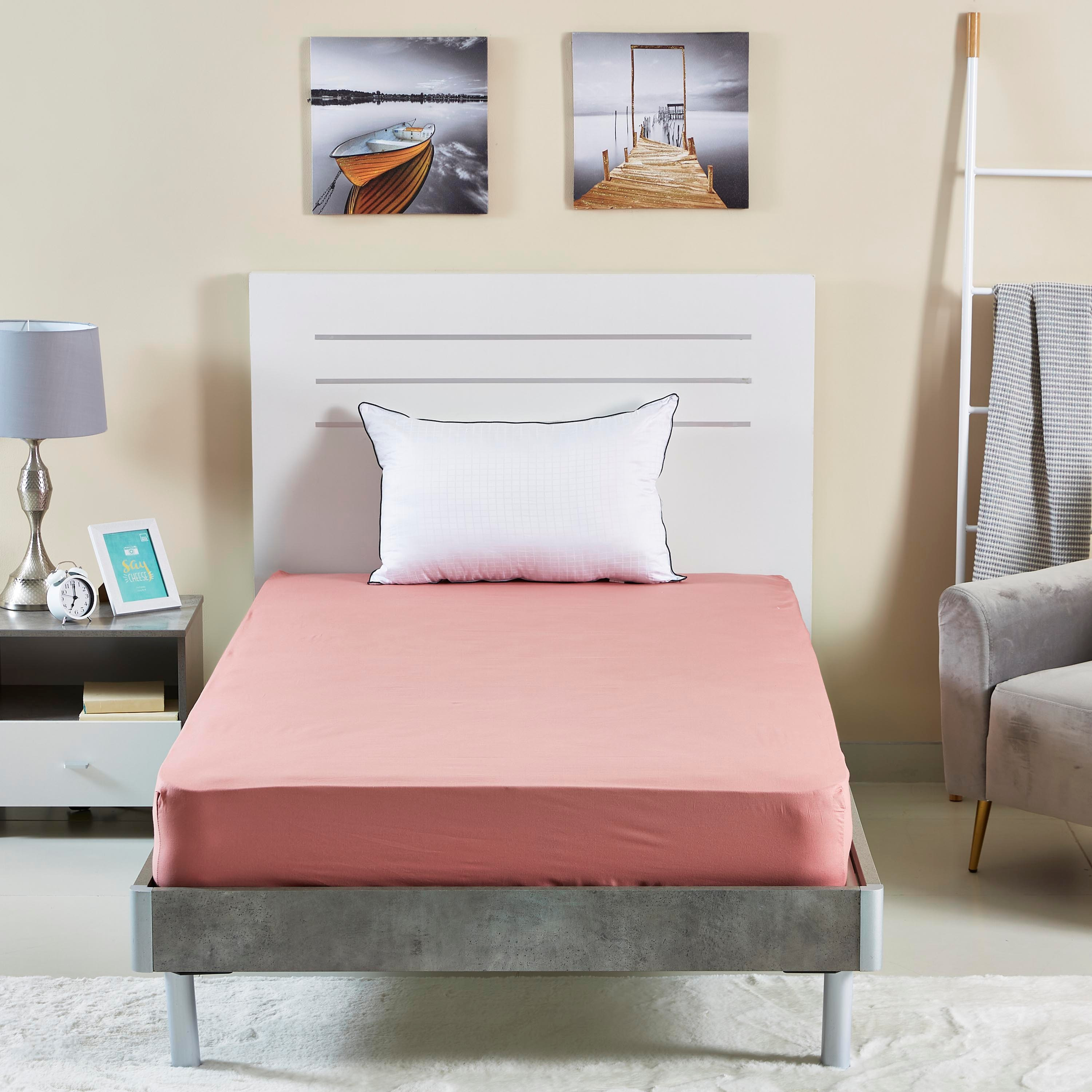شرشف مطاطي قطني توين سادة من ويلينجتون - 120x200 سم-hbxhomeware-hbxbedroom-image-5