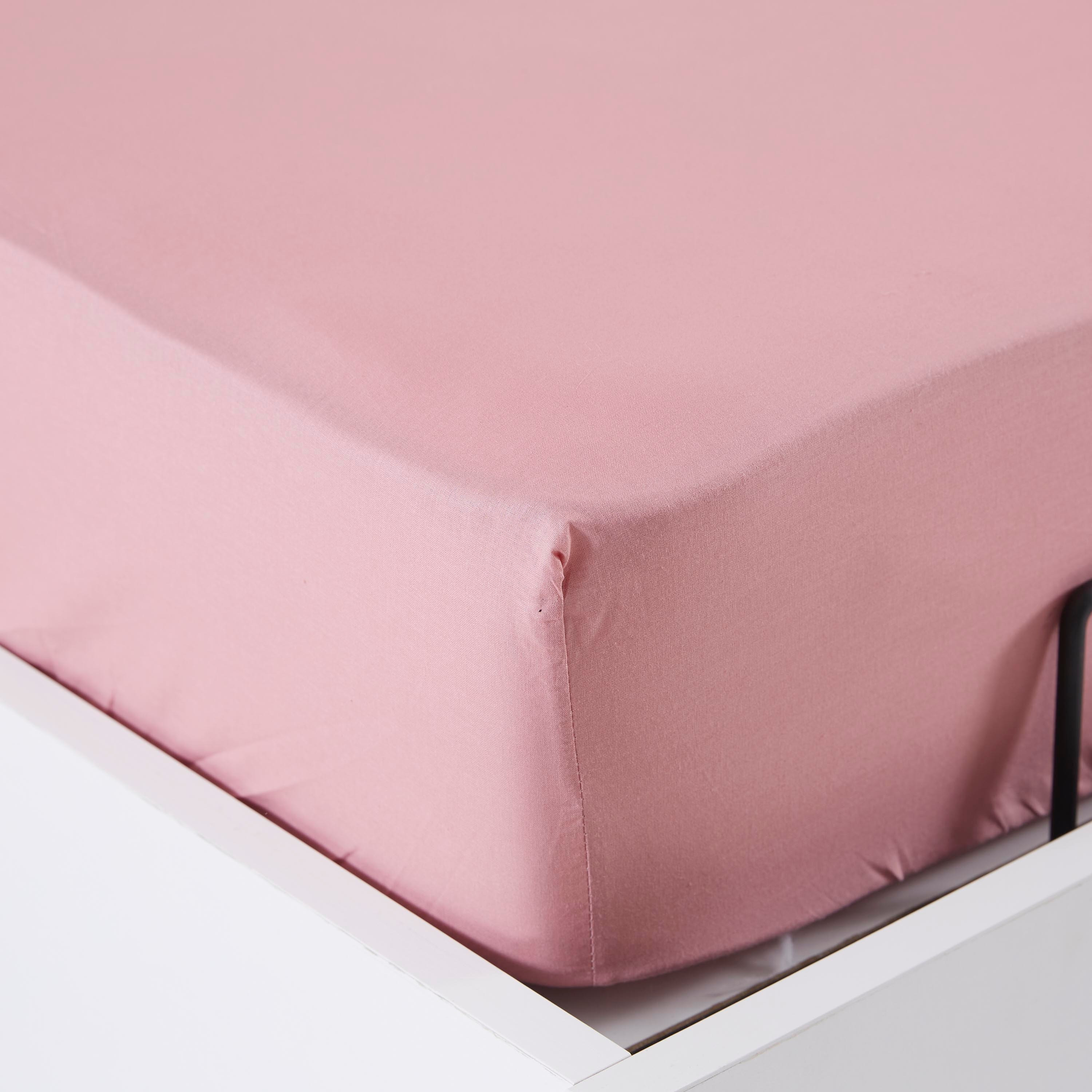 شرشف مطّاطي كوين قطني سادة من ويلينجتون - 150X200 سم-hbxhomeware-bedding-fittedsheets-image-3