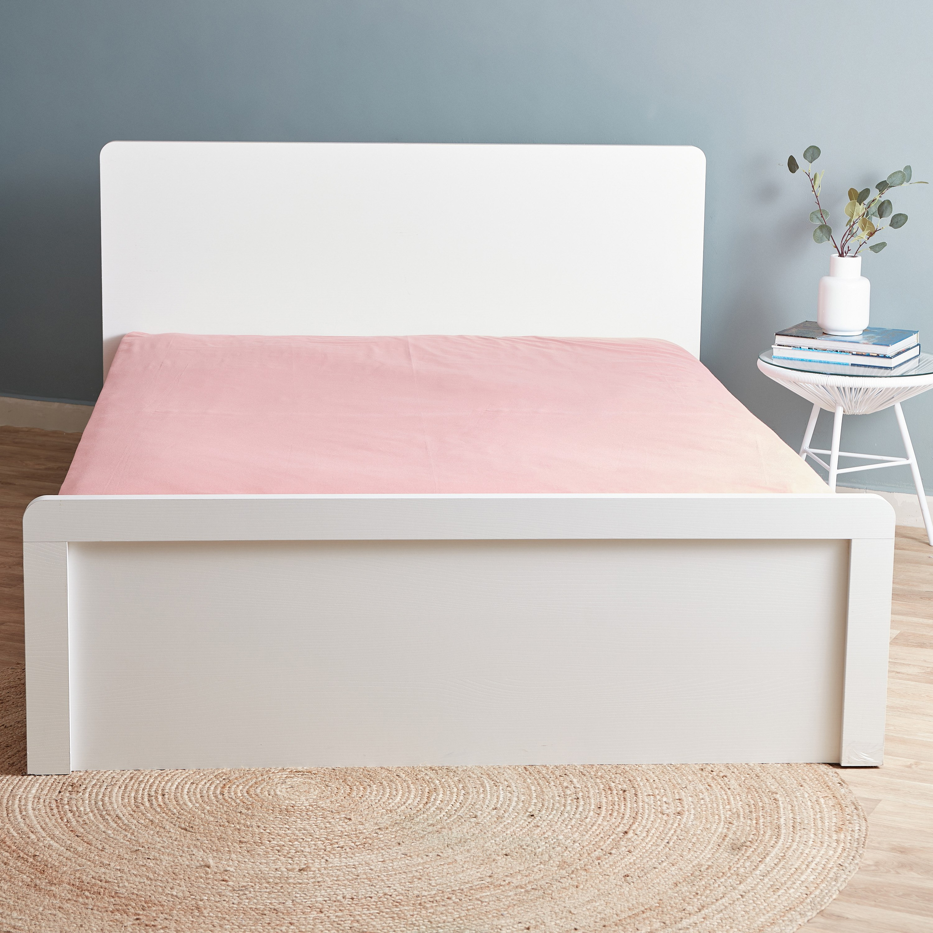 شرشف مسطح قطني كينج سادة من ويلينجتون - 260x240 سم-hbxhomeware-hbxbedroom-image-3