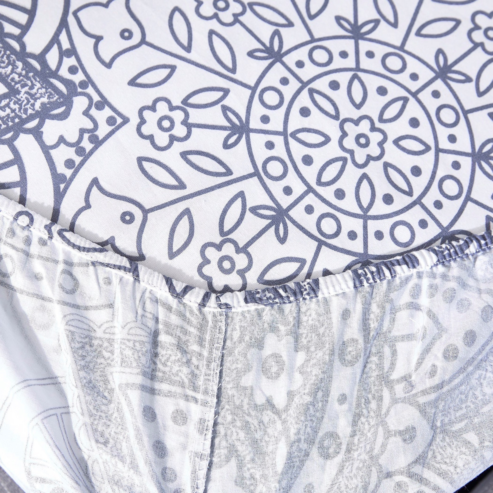 شرشف مطّاطي قطني مقاس كينج من ميداليان - 180x200 سم-hbxhomeware-hbxbedroom-image-4