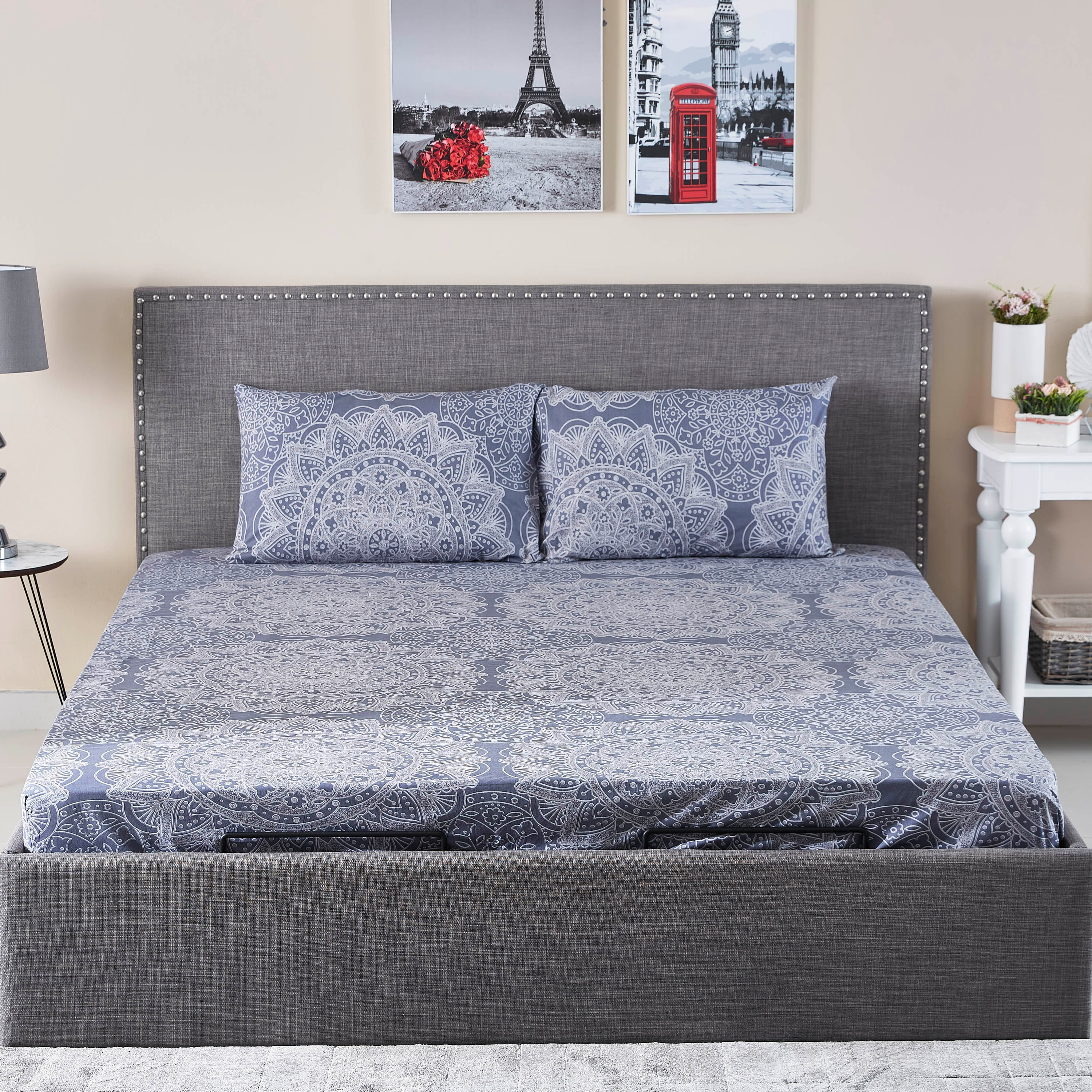 طقم غطاء وسادة قطني من قطعتين بطبعات منقوشة - 50x75 سم-hbxhomeware-hbxbedroom-image-4