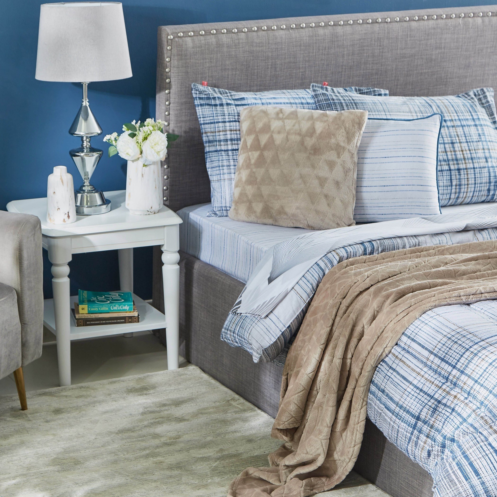 شرشف مسطّح كينج قطني بطبعات من صن رايز - 240x260 سم-hbxhomeware-hbxbedroom-image-4