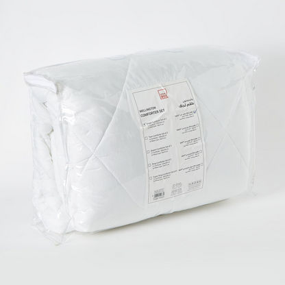 Wellington Solid Cotton 2-Piece Single Comforter Set - 135x220 cms