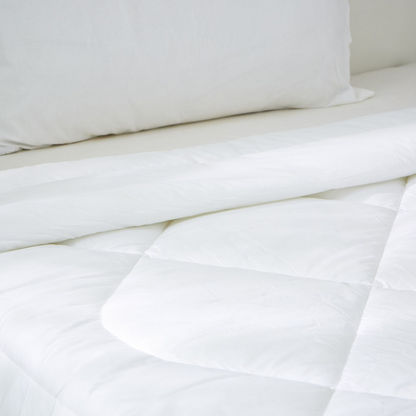 Wellington 2-Piece Solid Cotton Twin Comforter - 160x220 cm-Comforter Sets-image-3