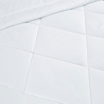 Wellington Solid Cotton 3-Piece Super King Comforter Set - 240x240 cm