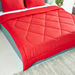 Wellington 3-Piece Solid Cotton King Comforter Set - 220x240 cm-Comforter Sets-thumbnailMobile-2
