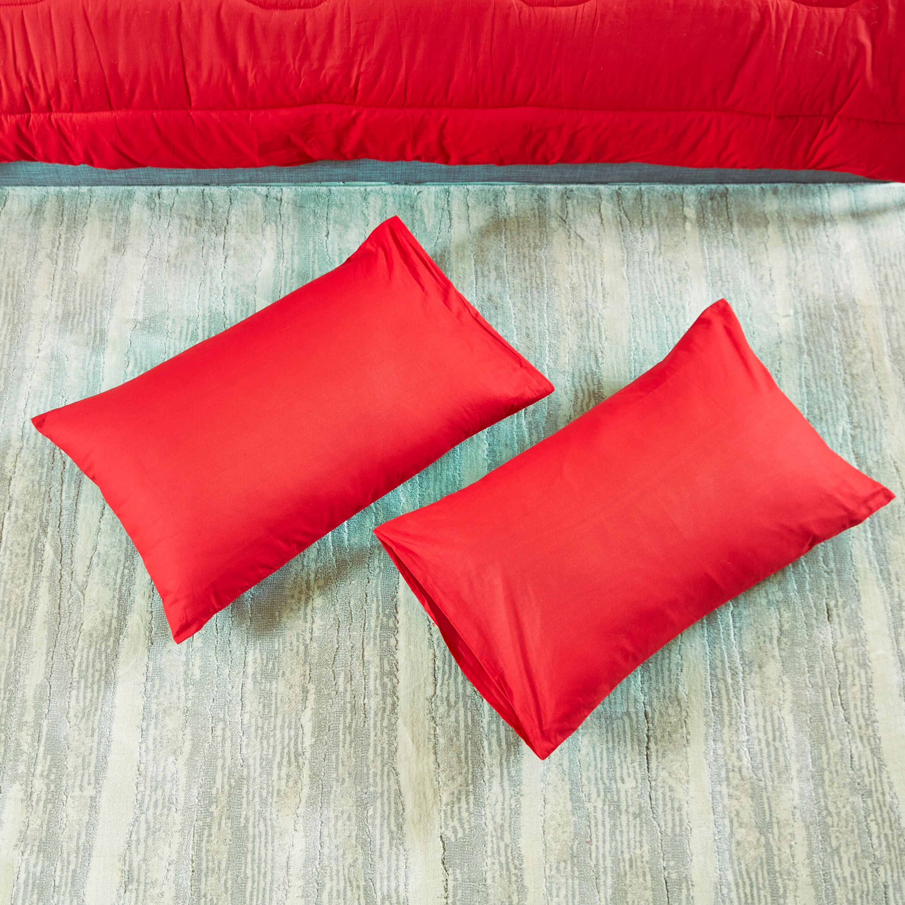 طقم لحاف سوبر كينج قطن سادة 3 قطع من ولينجتون - 240x240 سم-hbxhomeware-hbxdecorandfurnishings-image-6