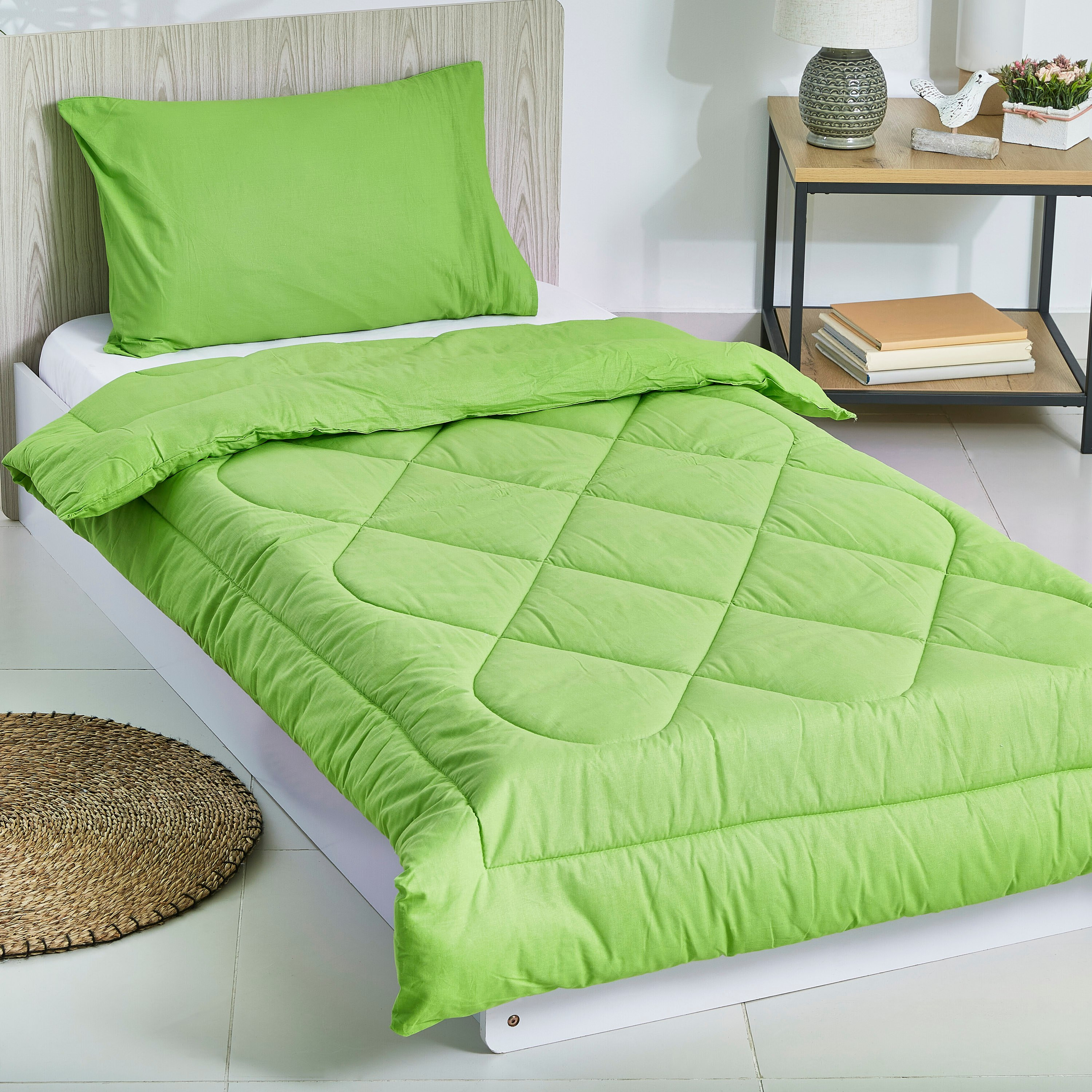 طقم لحاف فردي قطني سادة قطعتين 135x220 سم - ويلنجتون-PROMO_HB_AE_B1G1_250925-image-1