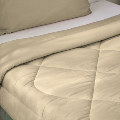 Wellington Solid Cotton 2-Piece Twin Comforter Set - 160x220 cm-Comforter Sets-image-3