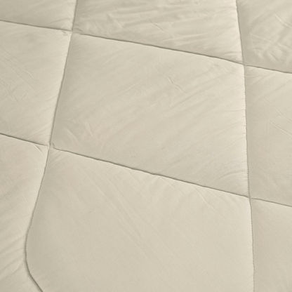 Wellington Solid Cotton 3-Piece Queen Comforter Set - 200x240 cm-Comforter Sets-image-5
