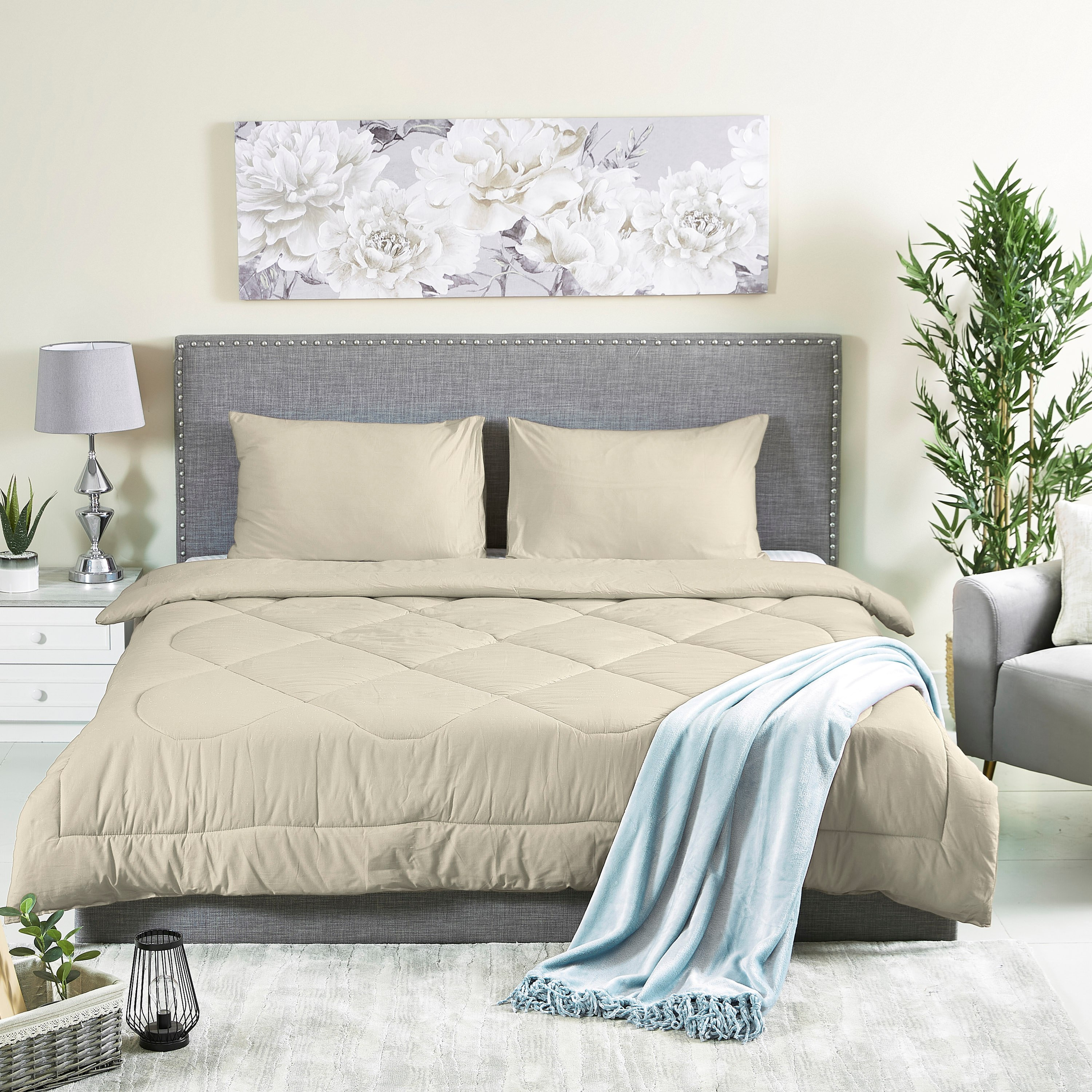 طقم لحاف كوين قطني سادة 3 قطع من ويلنجتون - 200x240 سم-PROMO_HB_AE_B1G1_250925-image-7
