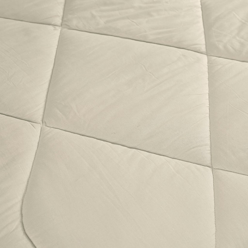 Wellington Solid Cotton 3-Piece King Comforter Set - 220x240 cm-Comforter Sets-image-3