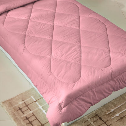 Wellington 2-Piece Solid Cotton Single Comforter Set - 135x220 cm-Comforter Sets-image-2