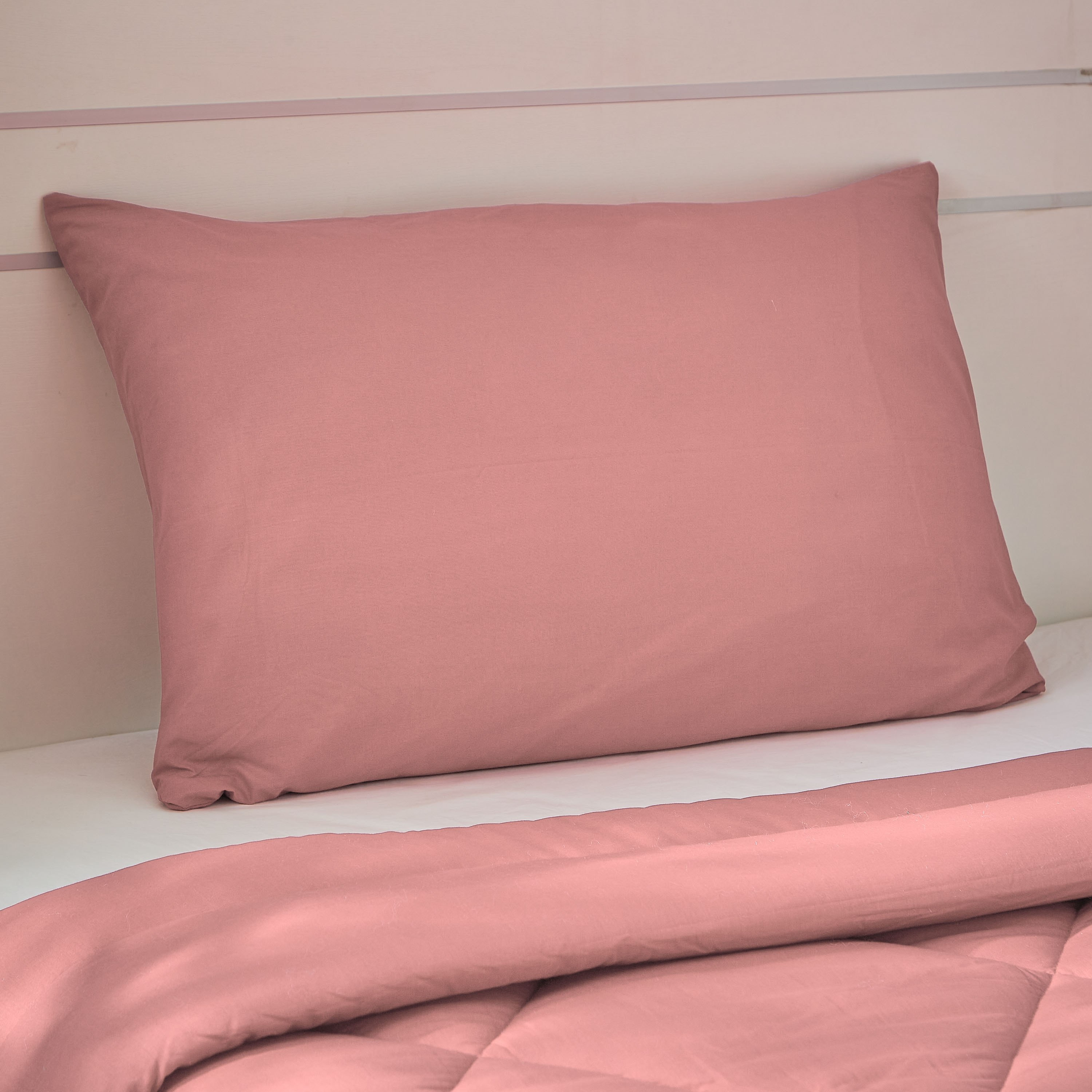 طقم لحاف مزدوج قطني سادة قطعتين من ويلنجتون  - 160x220 سم-PROMO_HB_AE_B1G1_250925-image-2